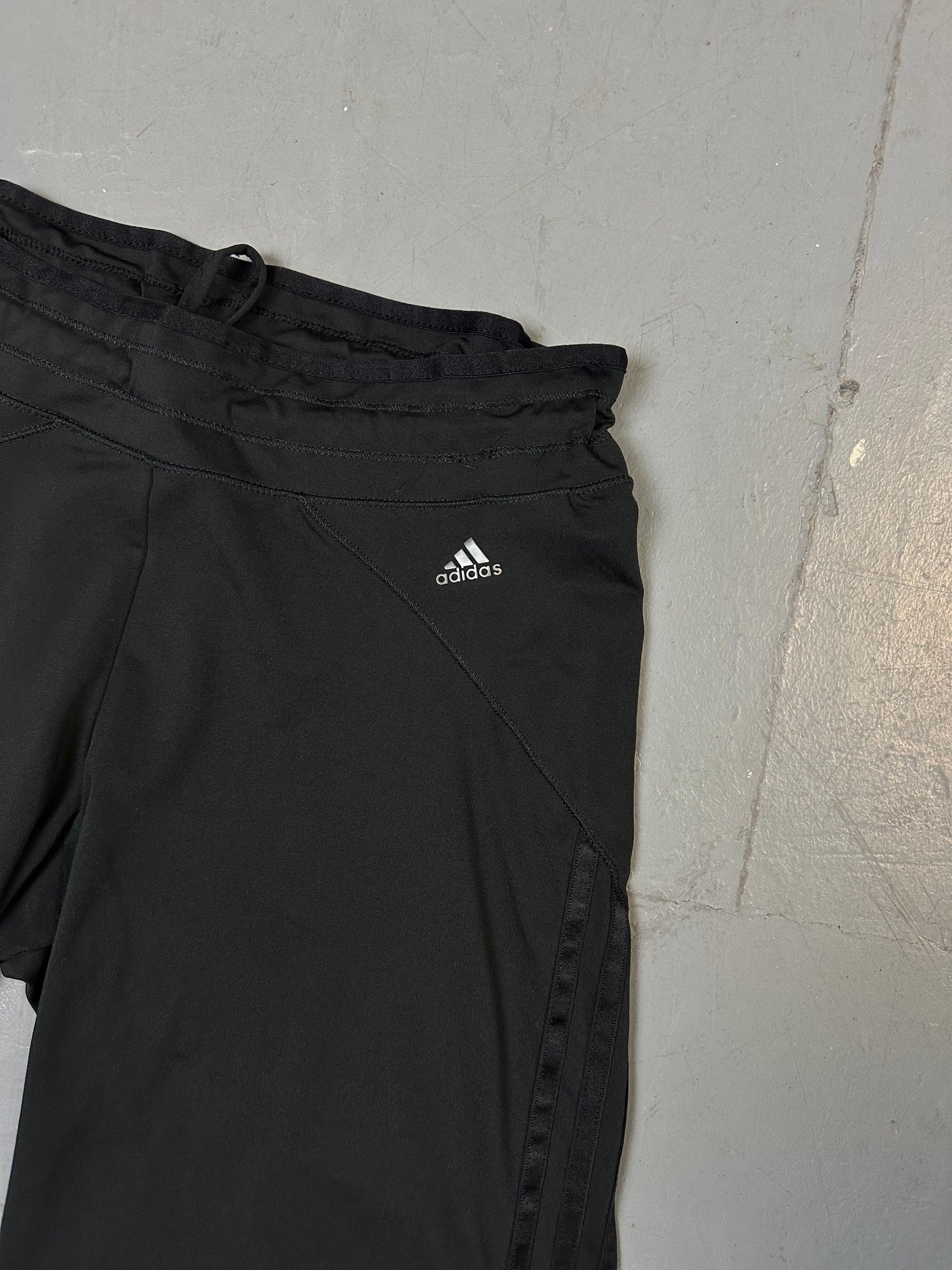 Vintage Adidas Black Trackpants S/M