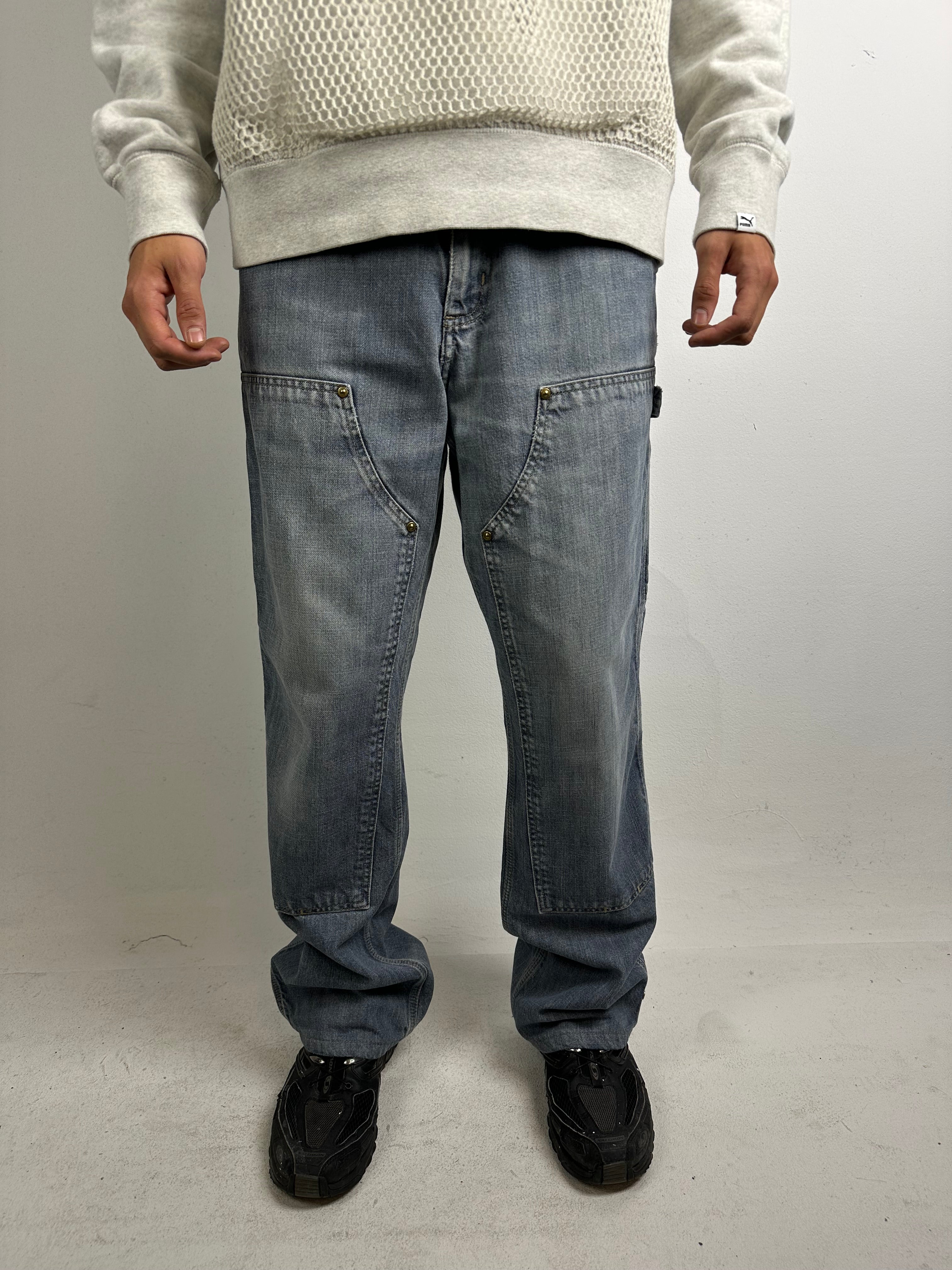 Vintage Carhartt Baggy Blue Denim Jeans S