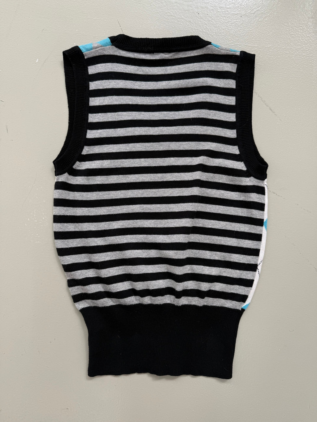 Vintage Checkered Pollunder Top M
