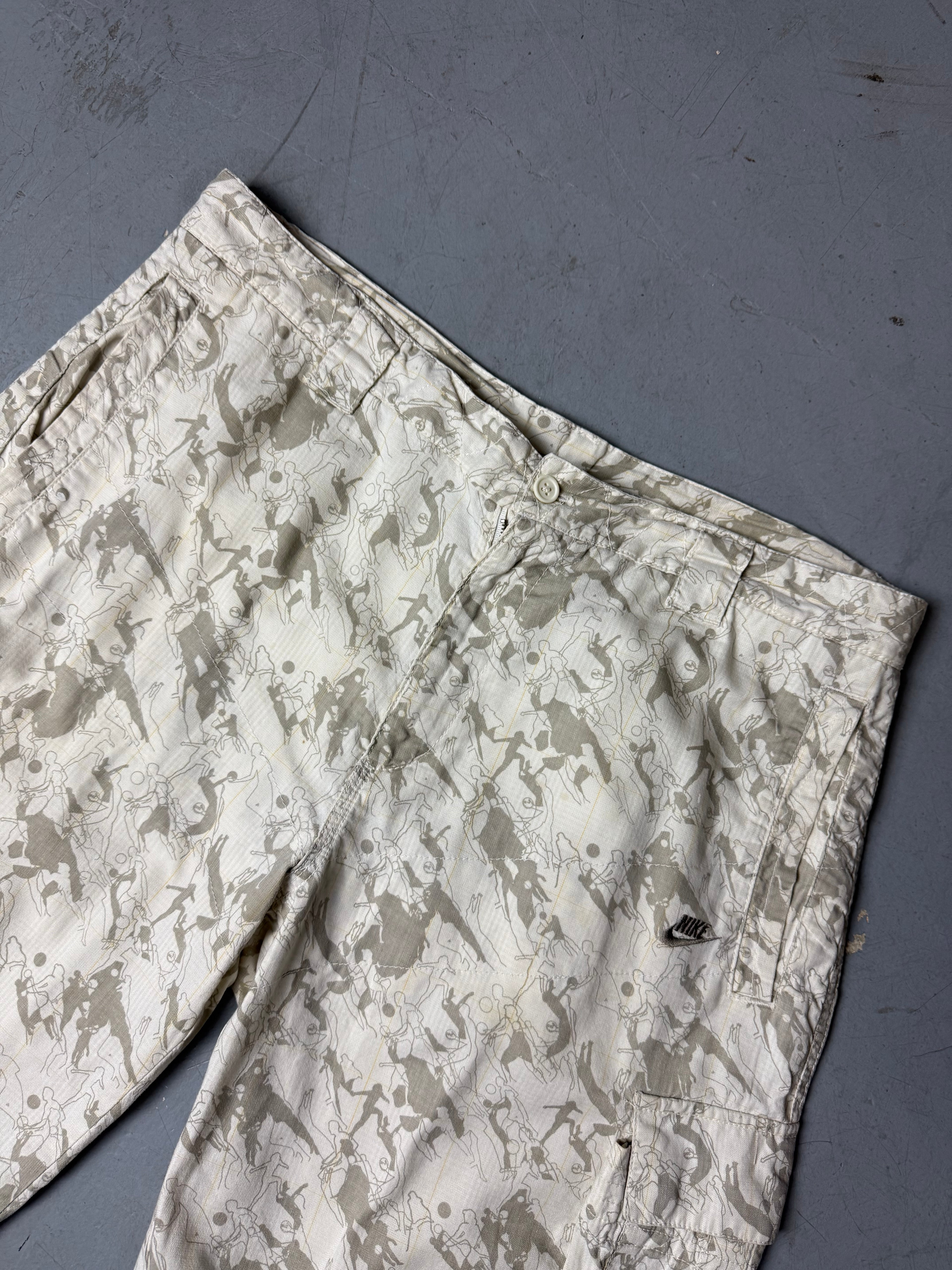 Vintage Nike Printed Sport Shorts