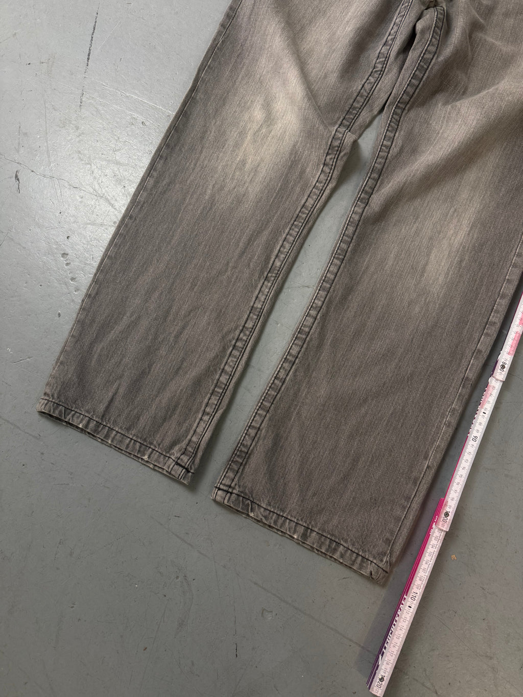 Vintage True Religion Grey Baggy Straight Leg Denim XXL