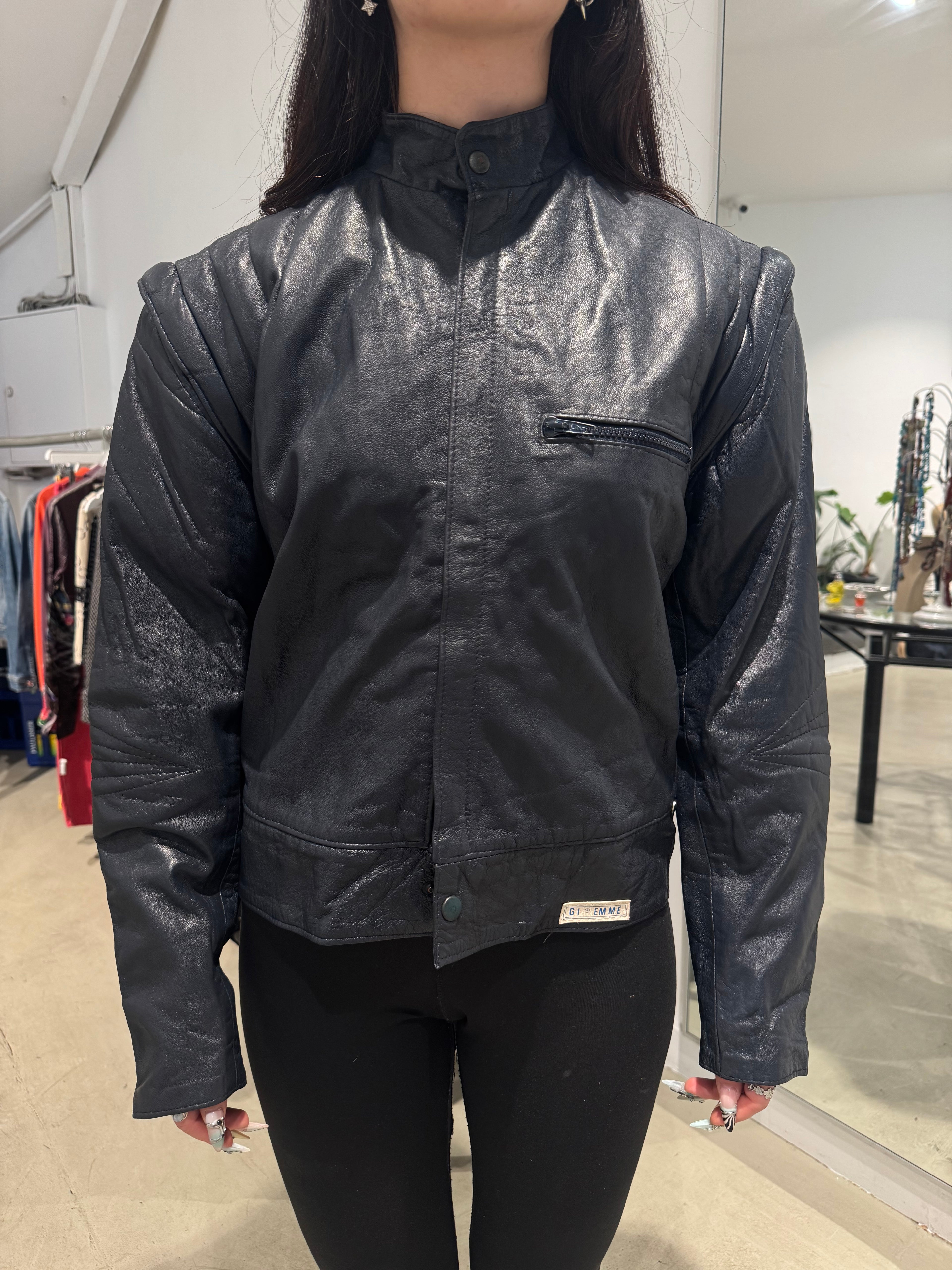 Vintage Giemme Leder Jacke (M/L)