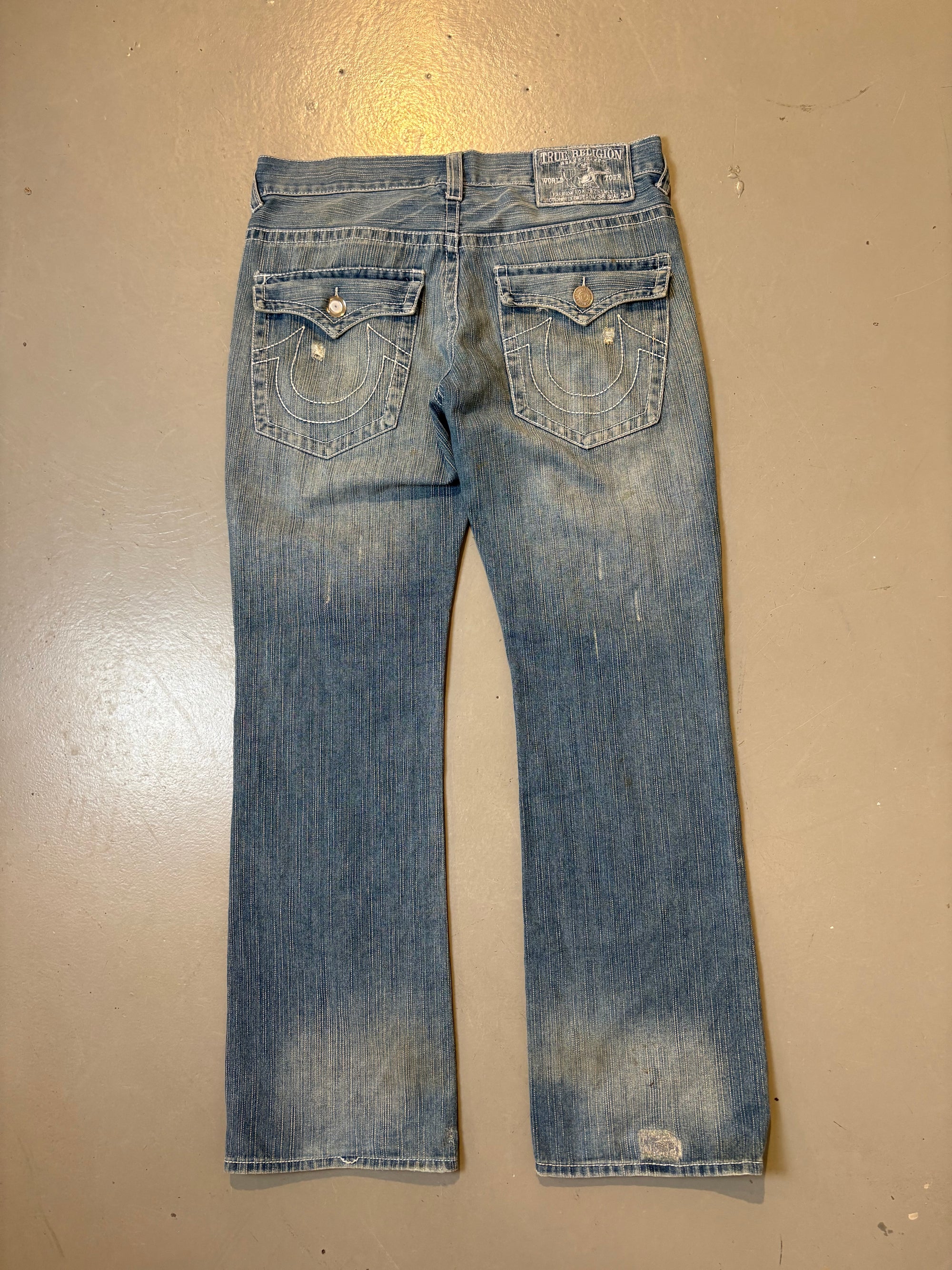 Vintage True Religion Stitched Denim L/XL