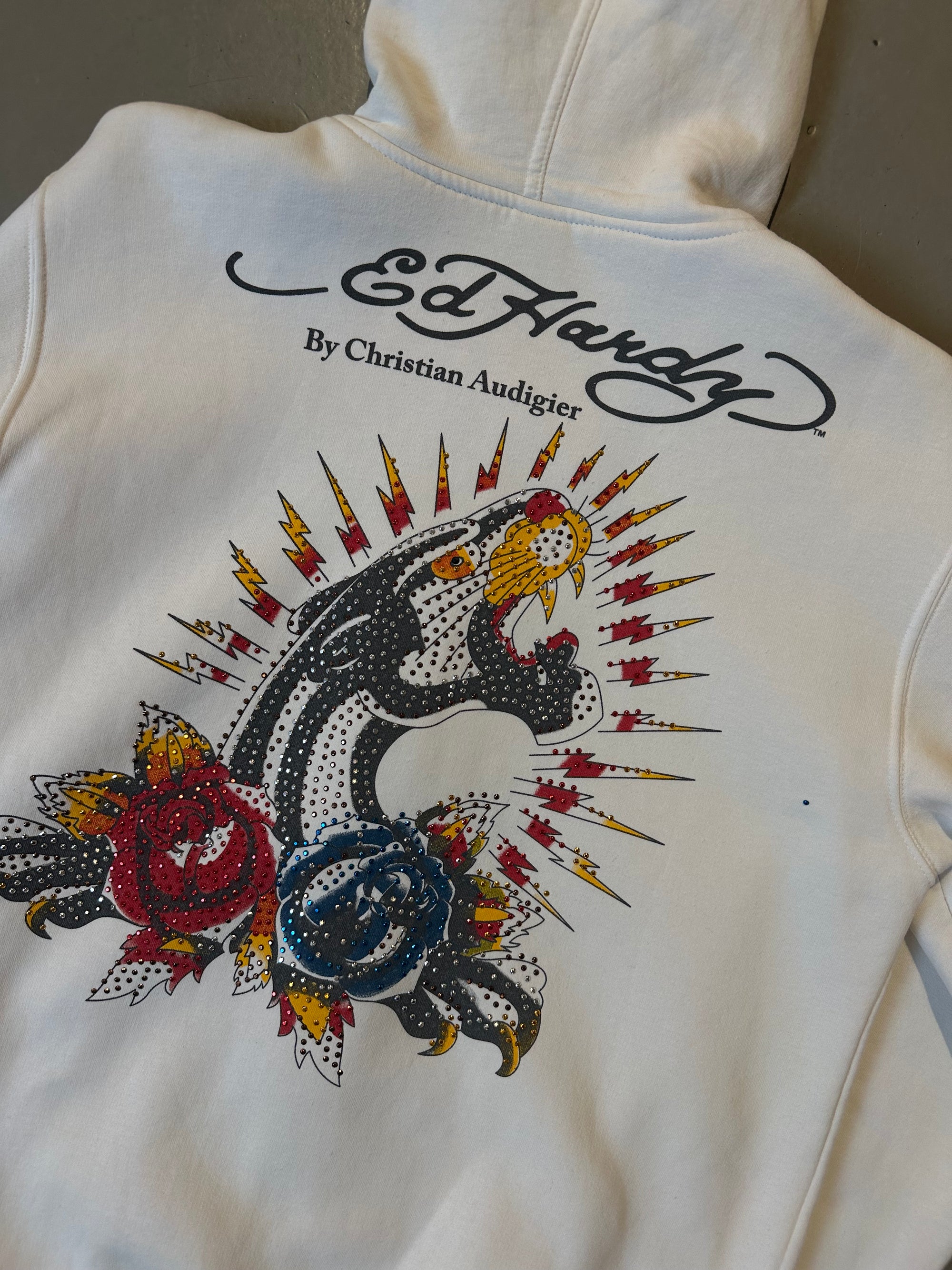 Vintage Ed Hardy by Christian Audigier Zipper M/L