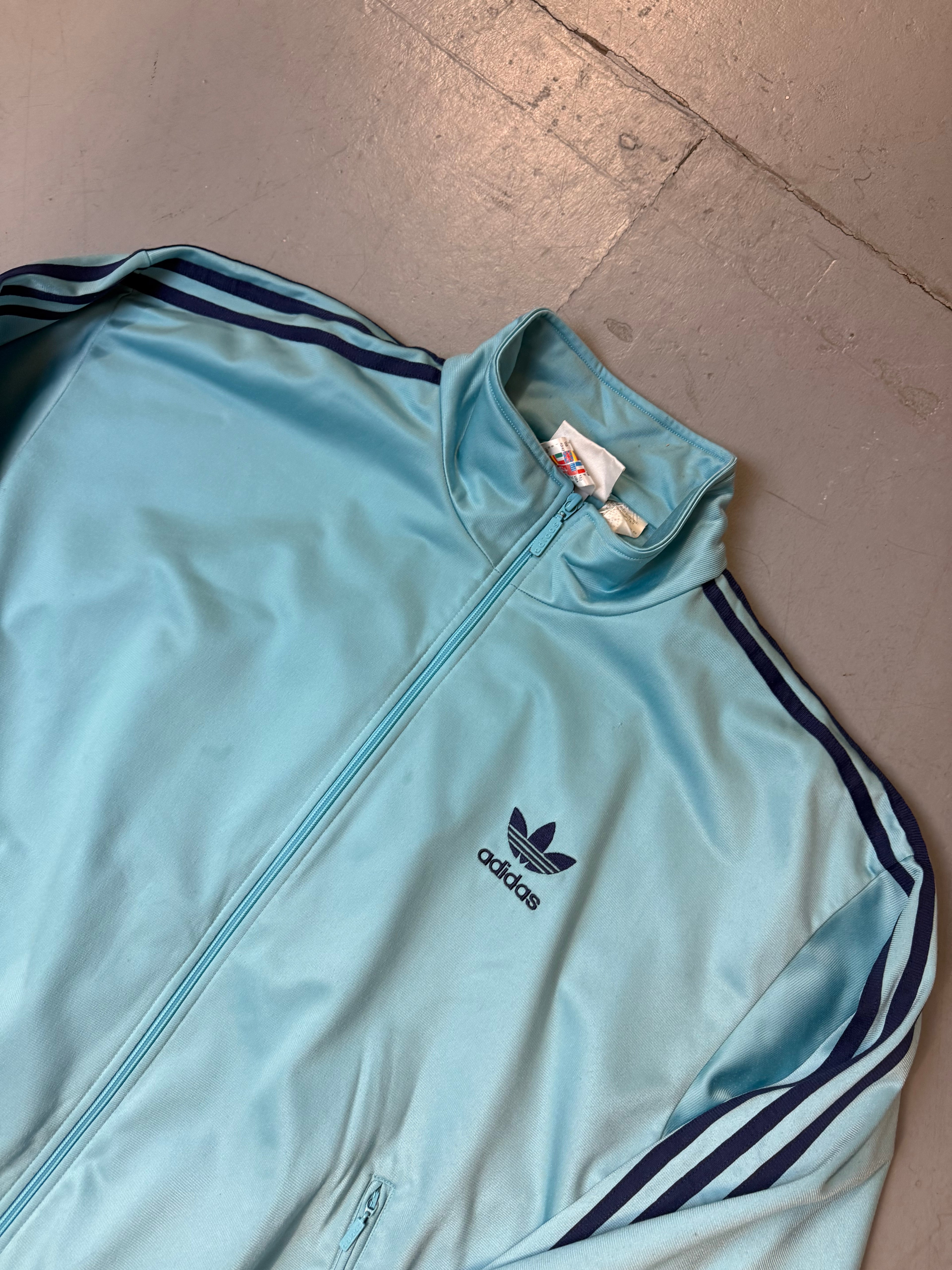 Vintage Adidas Adicolor Classics Firebird Blue Track Jacket L