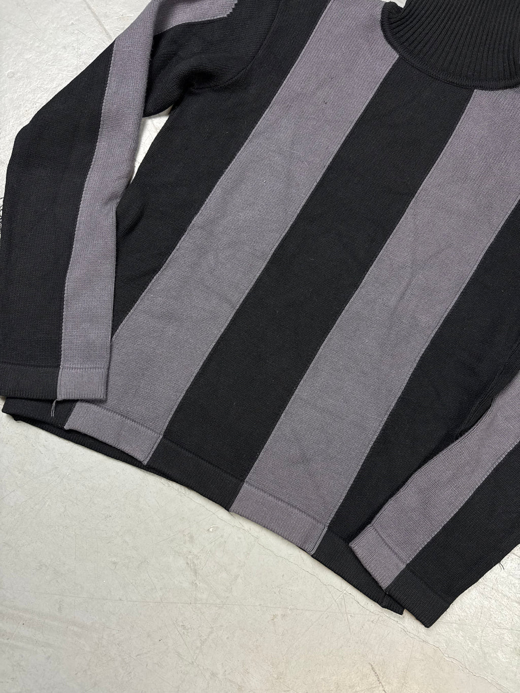 Vintage Dirk Bikkembergs Striped Turtleneck Sweater M