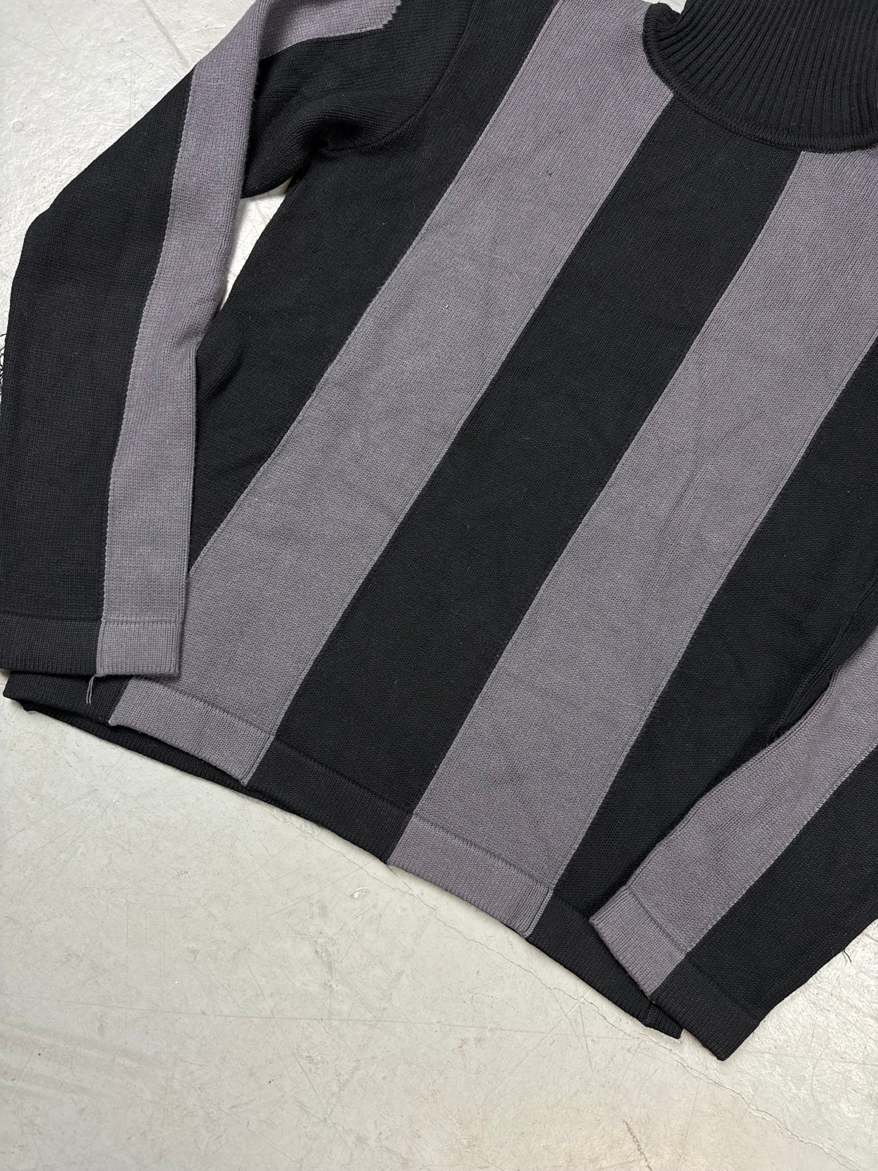 Vintage Dirk Bikkembergs Striped Turtleneck Sweater M