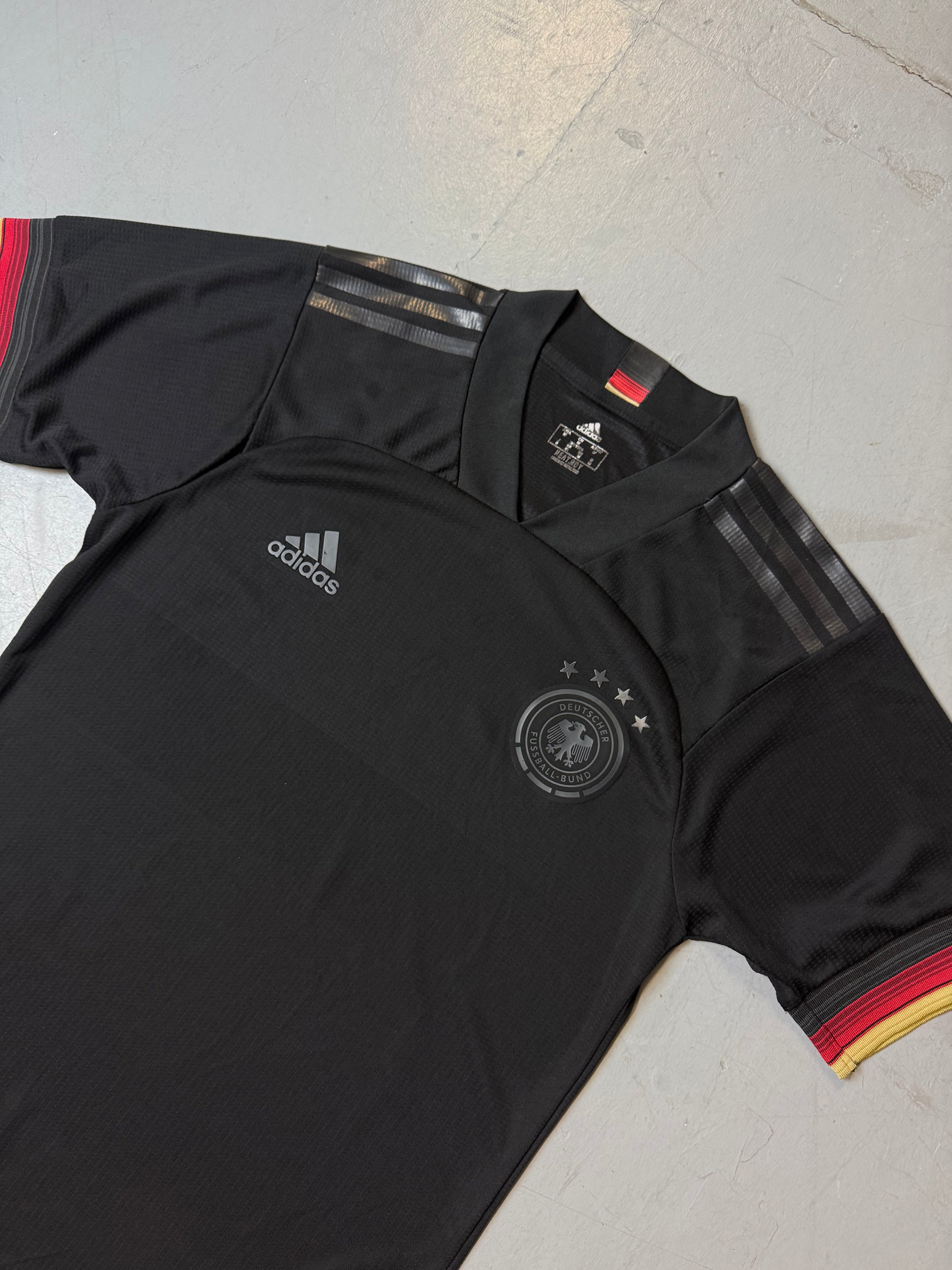 Vintage Adidas Germany 20/21 Black Jersey M