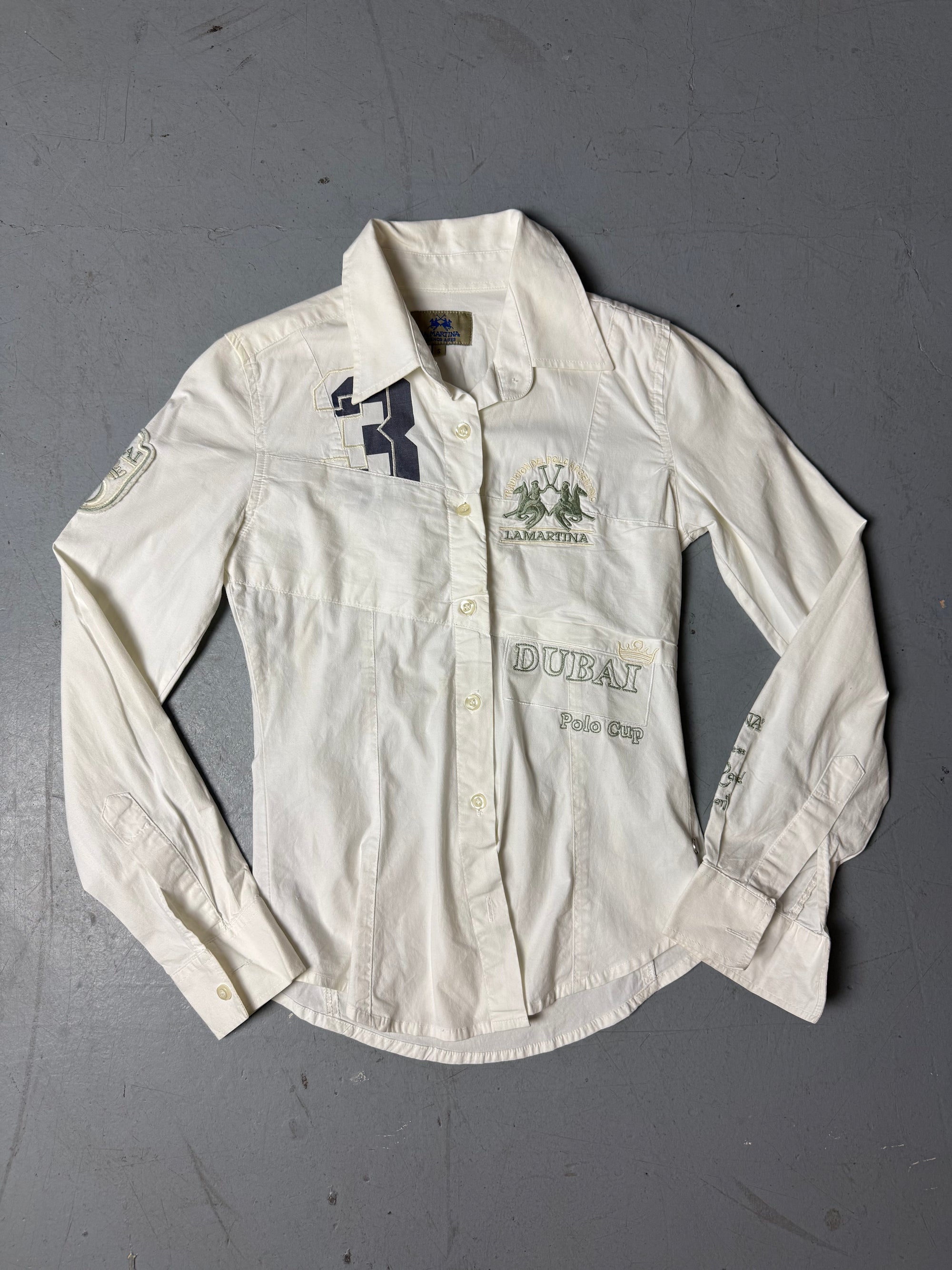 Vintage La Martina Dubai Polo Cup Button Up Shirt XS