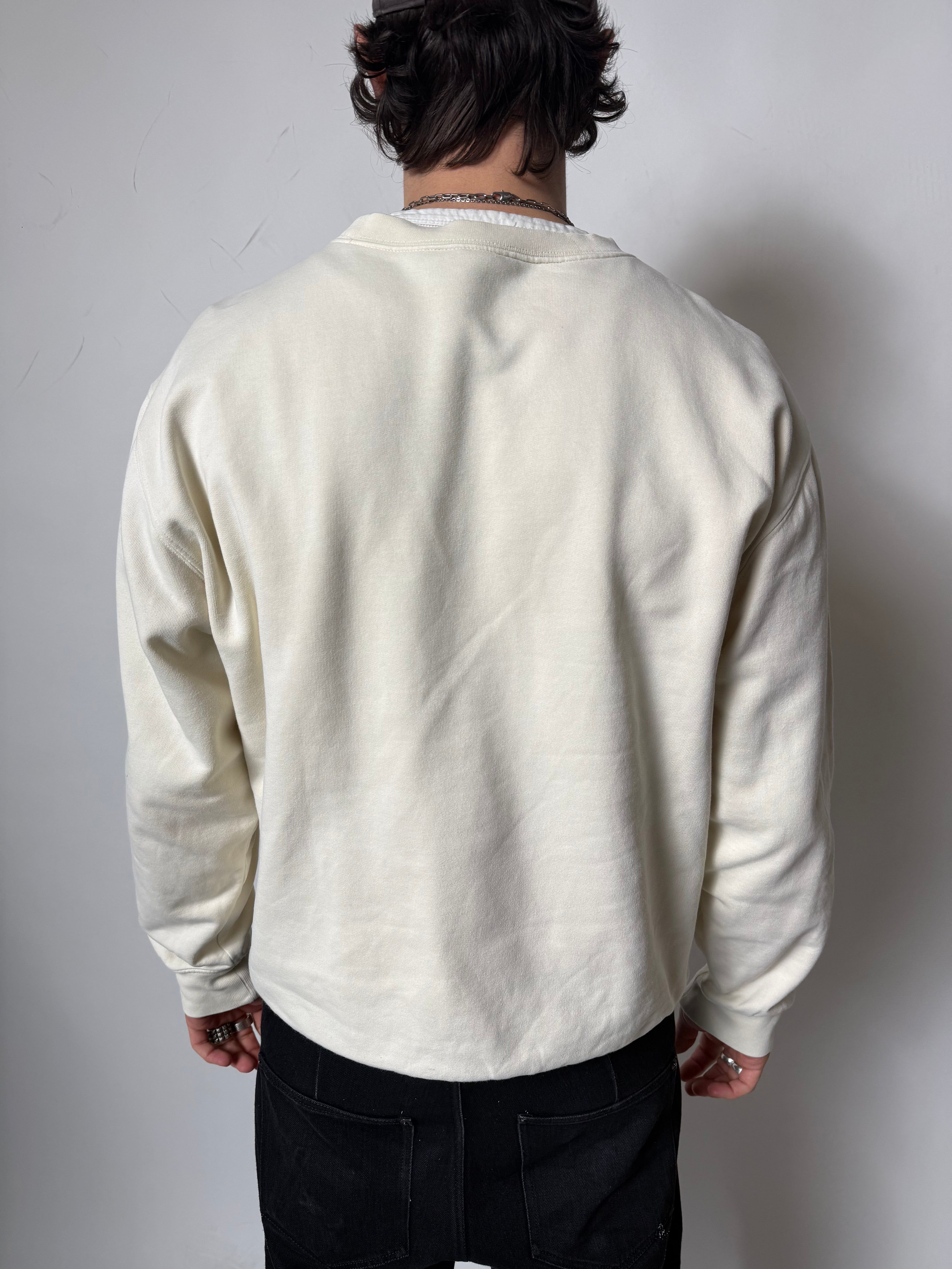 Vintage Carhartt Cream Crewneck Sweater XL