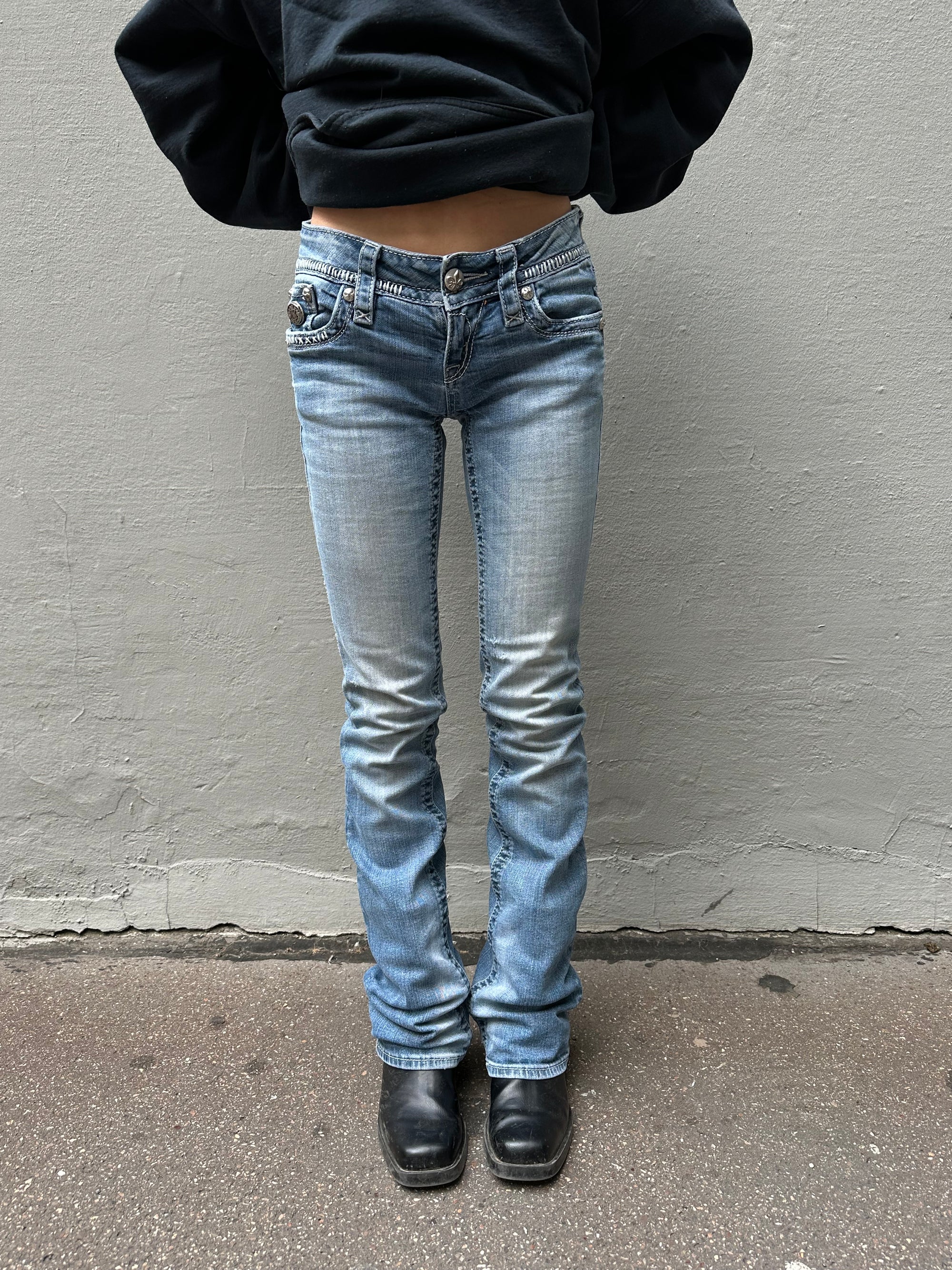 Vintage Y2K Rock Revival Jeans XS/S
