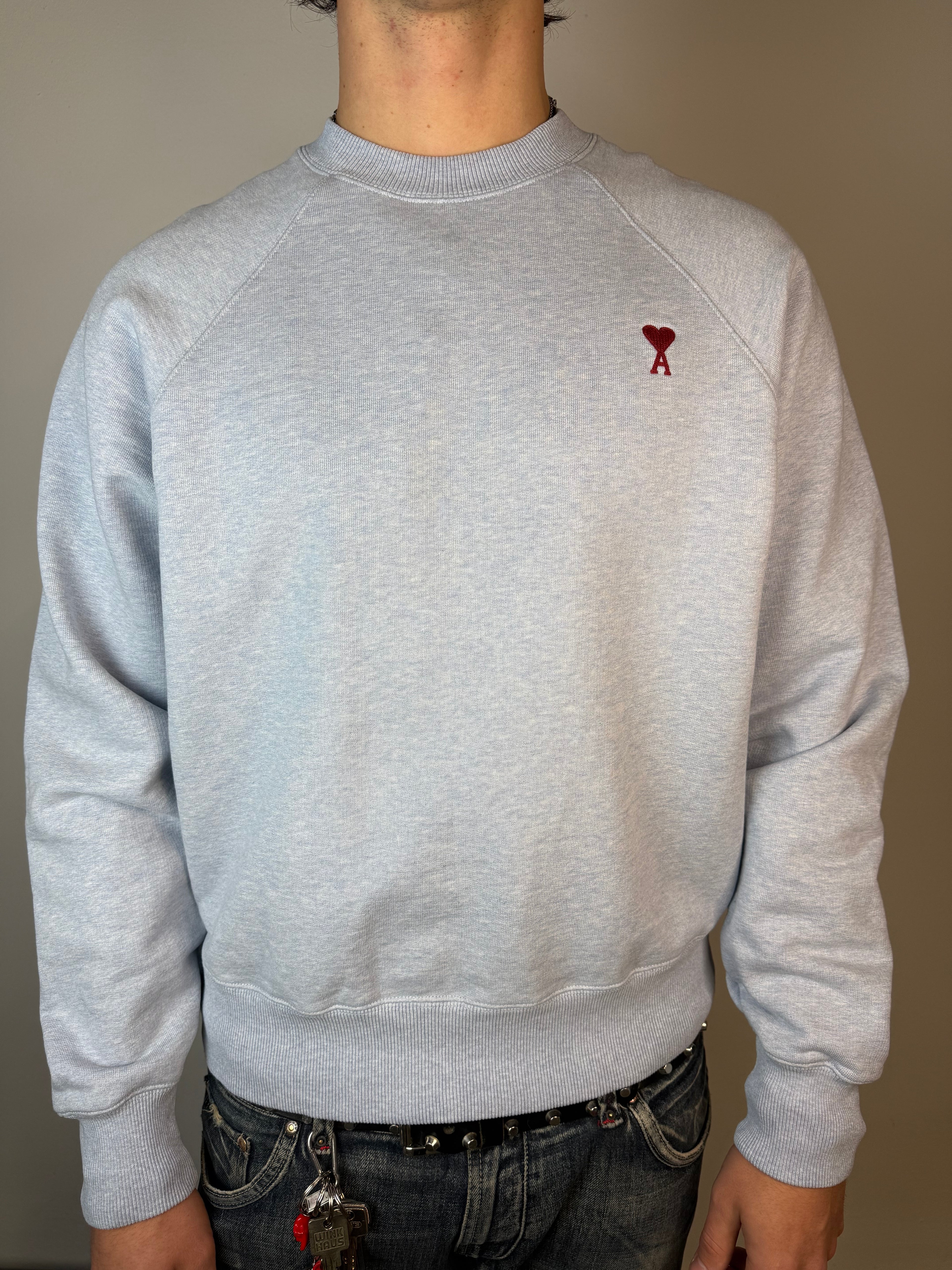 Vintage ami Babyblue Crewneck Sweater L