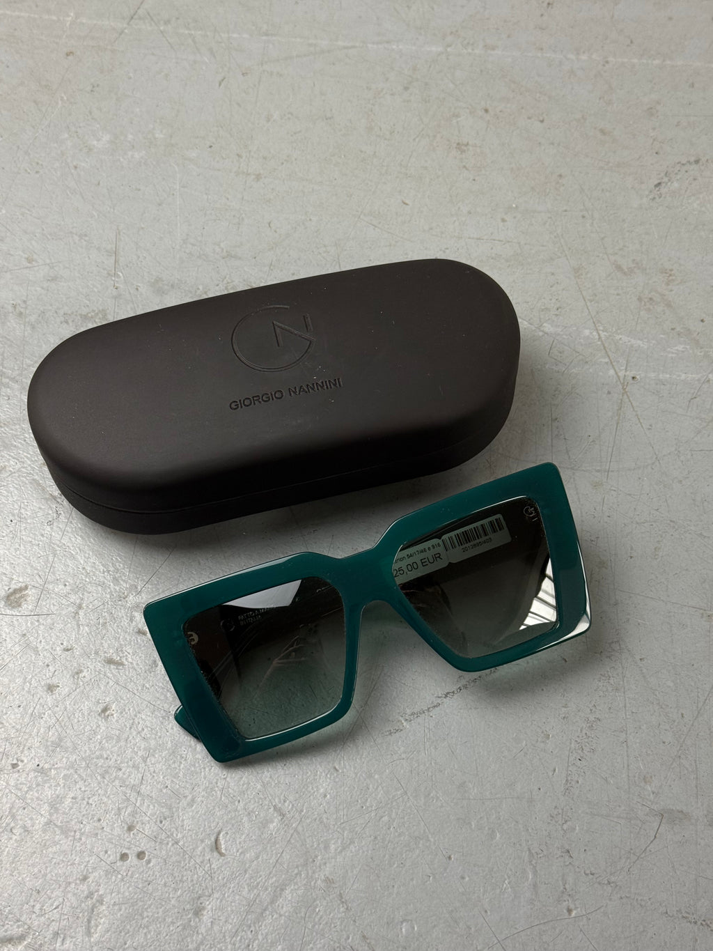 Giorgio Namini Teal Sunglasses Unisex. Y2K Second Hand 2000s Fashion