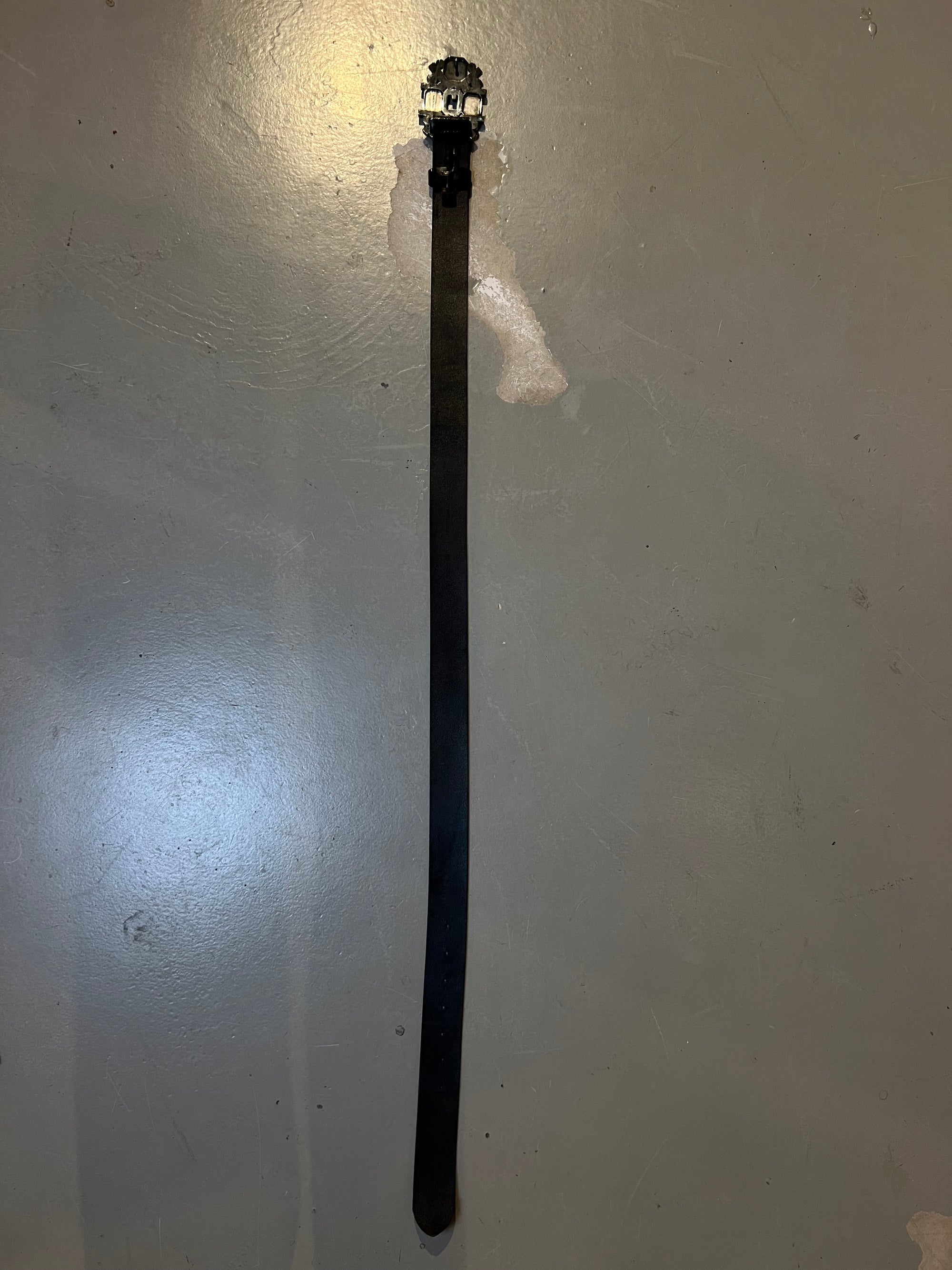 Vintage Black Guess Reflective Belt