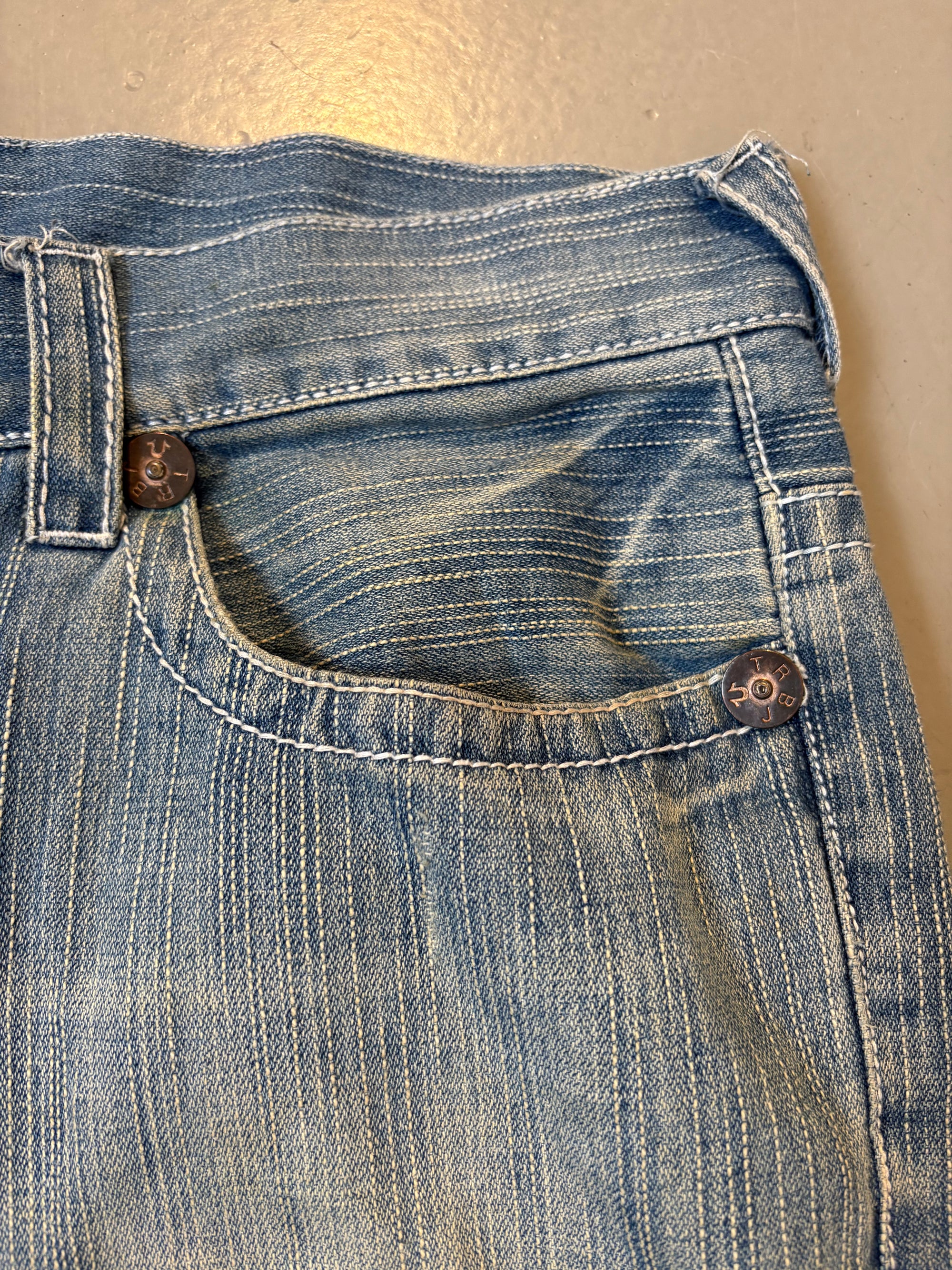 Vintage True Religion Stitched Denim L/XL