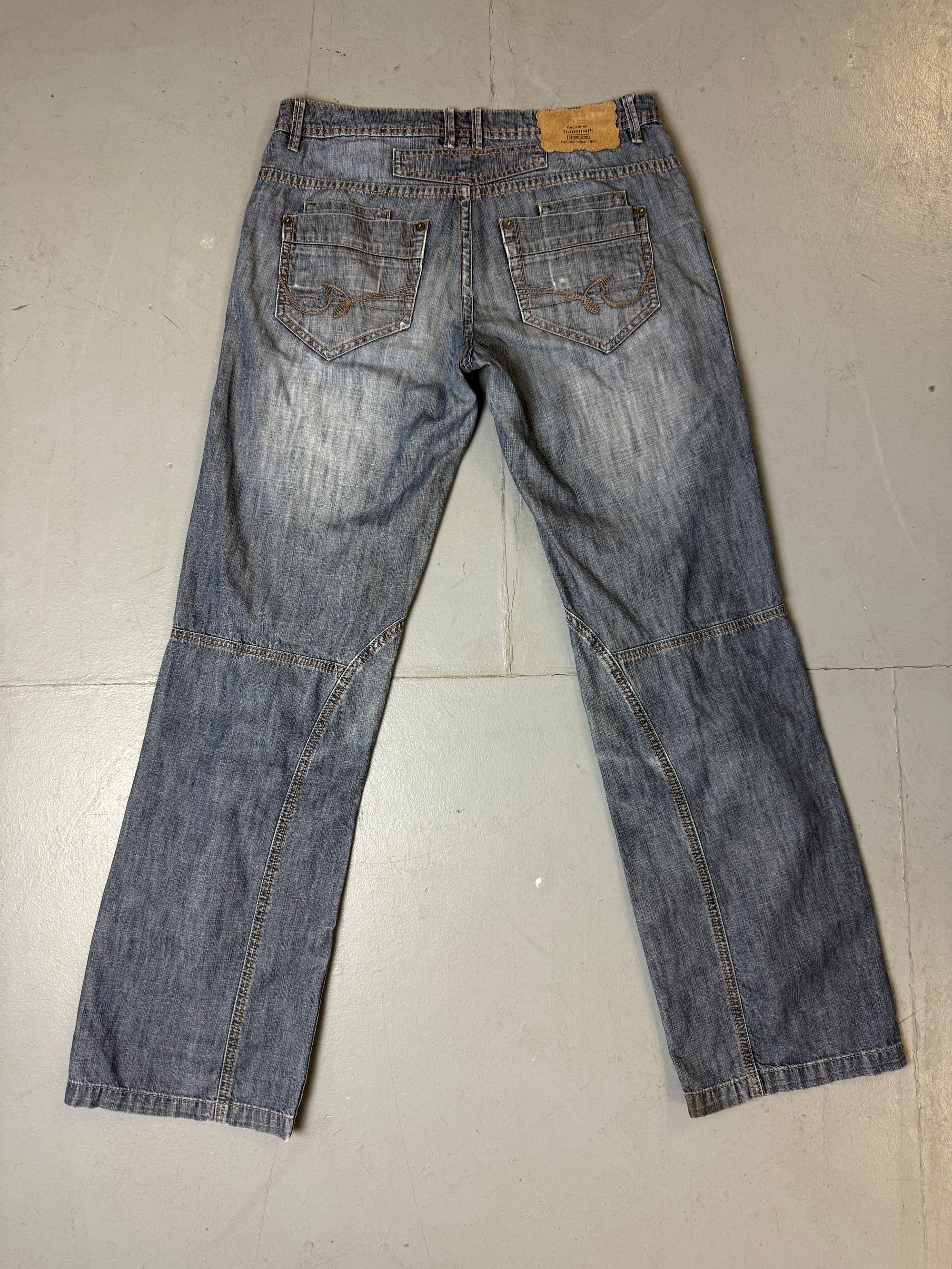 Vintage Street One Baggy Jeans L