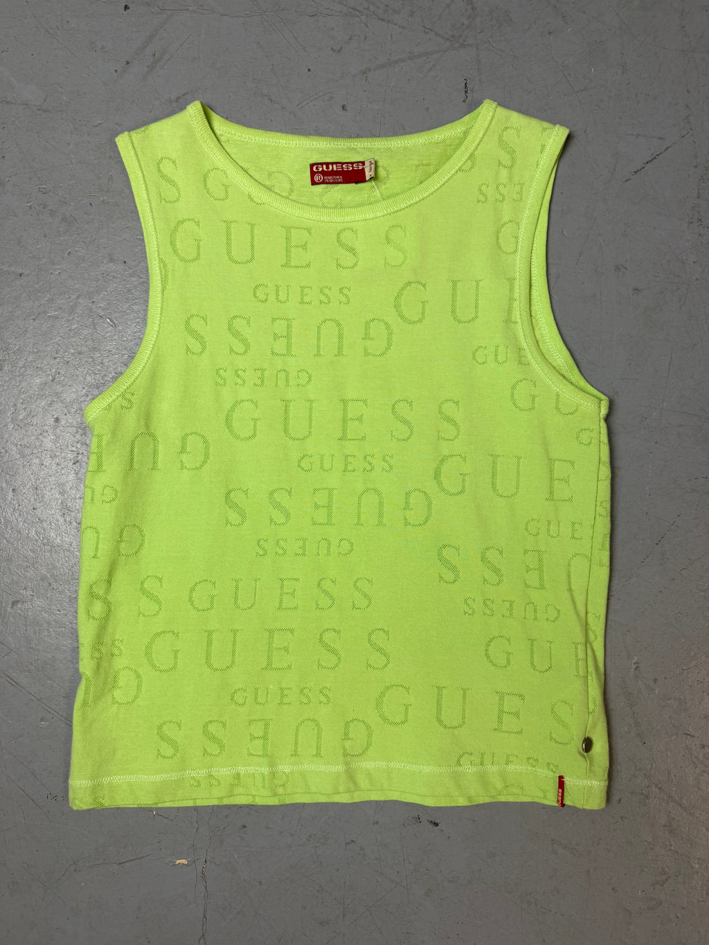 Produktbild von Vintage Guess Green Tank Top L von vorne