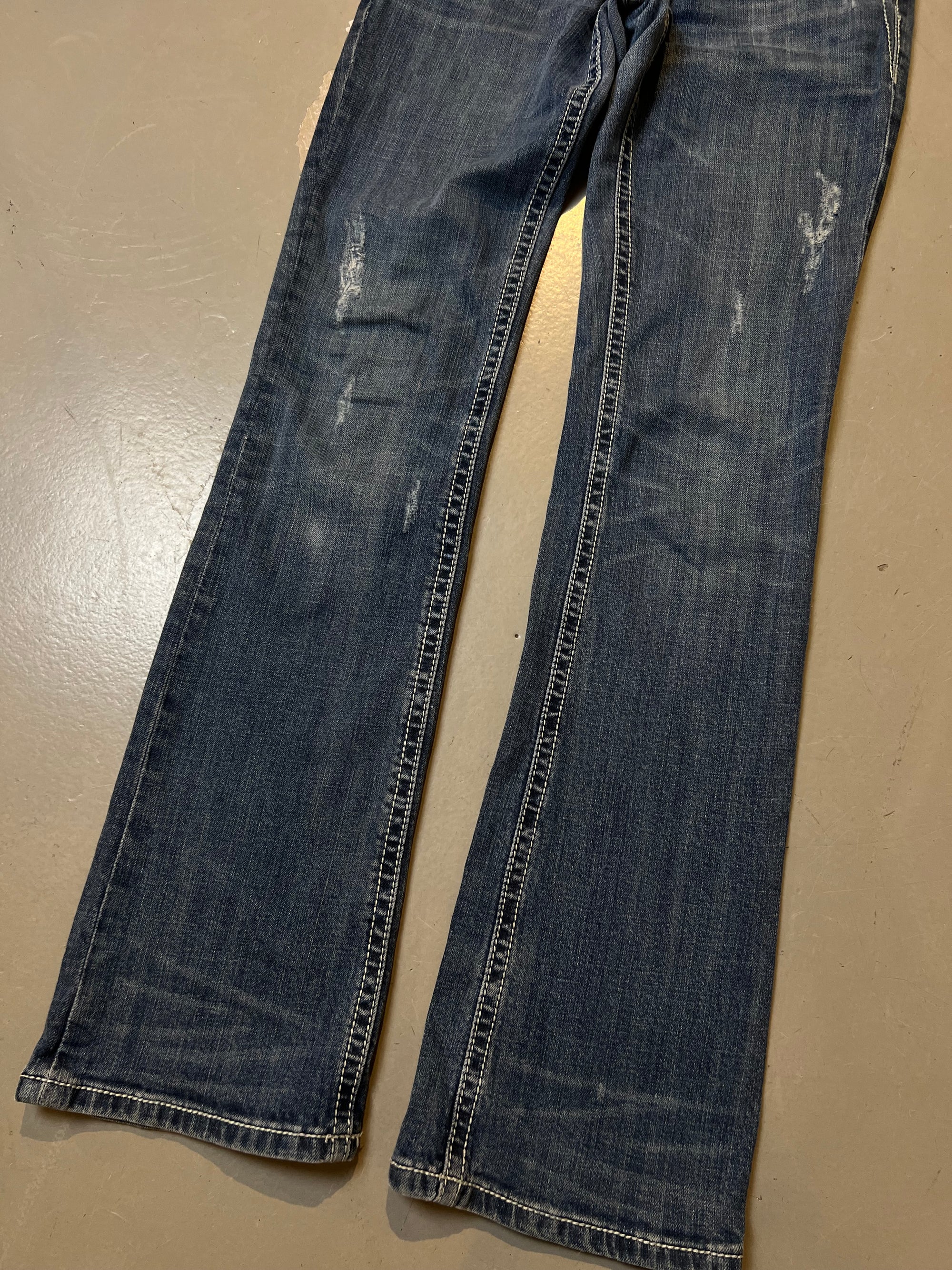 Vintage Miss Me Boot Cut Blue Washed Denim S