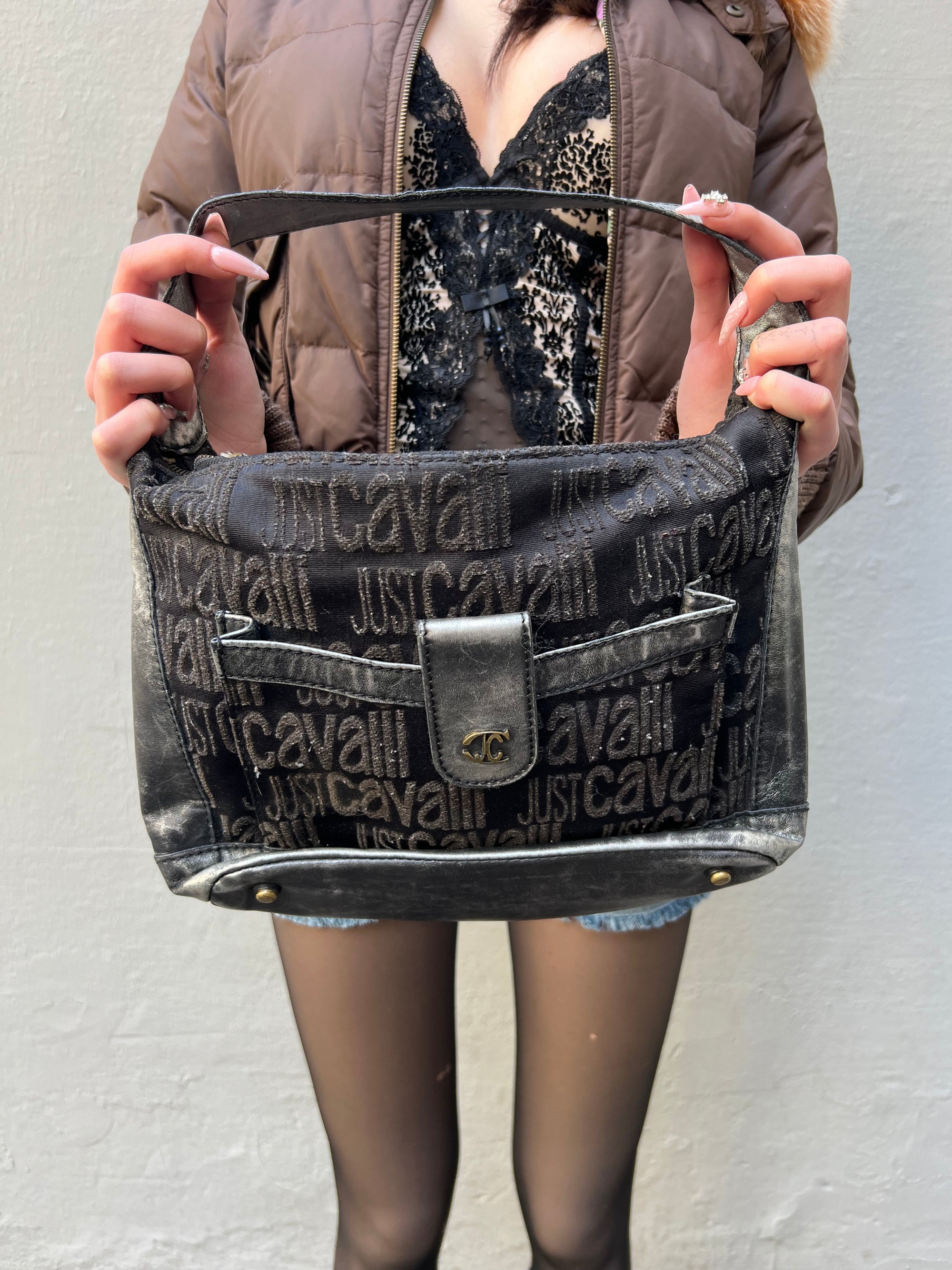 Vintage Just Cavalli Black Bag