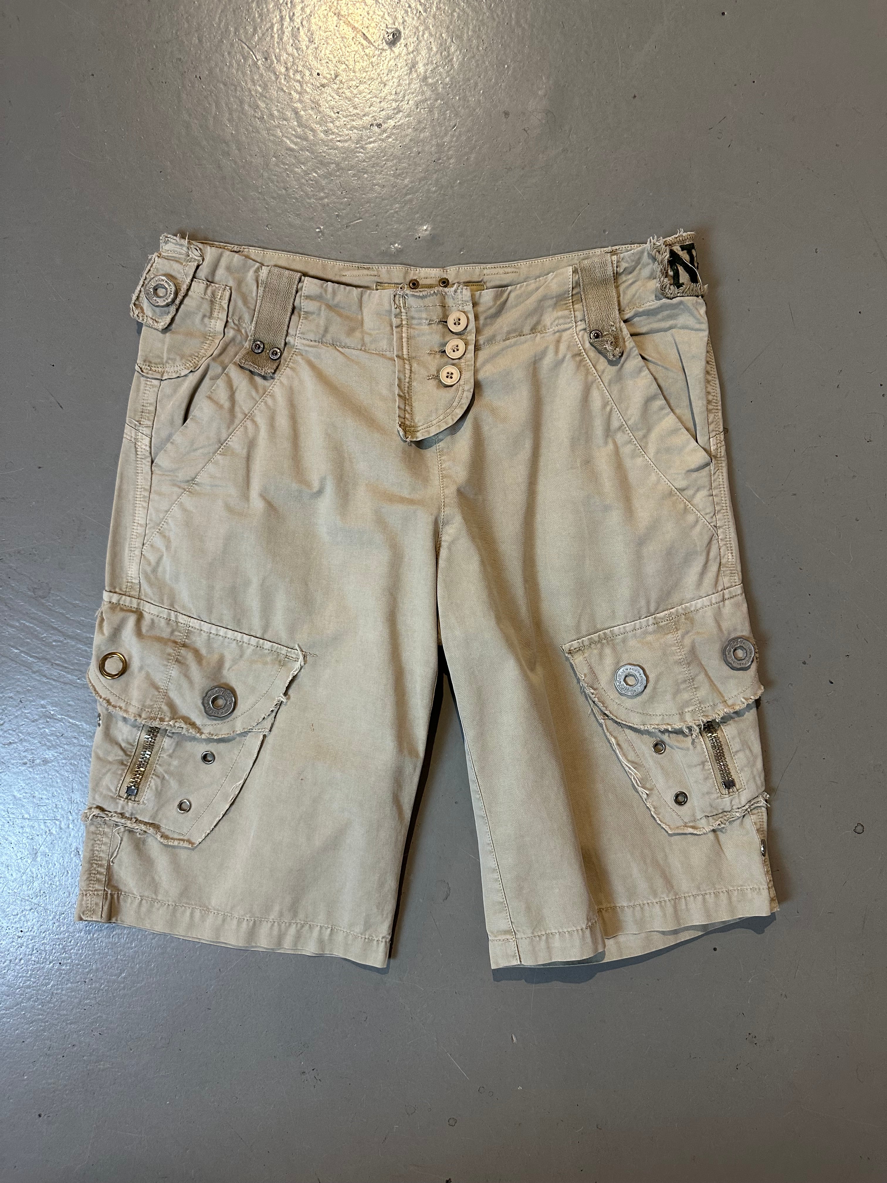 Vintage New Age Beige Shorts S/M