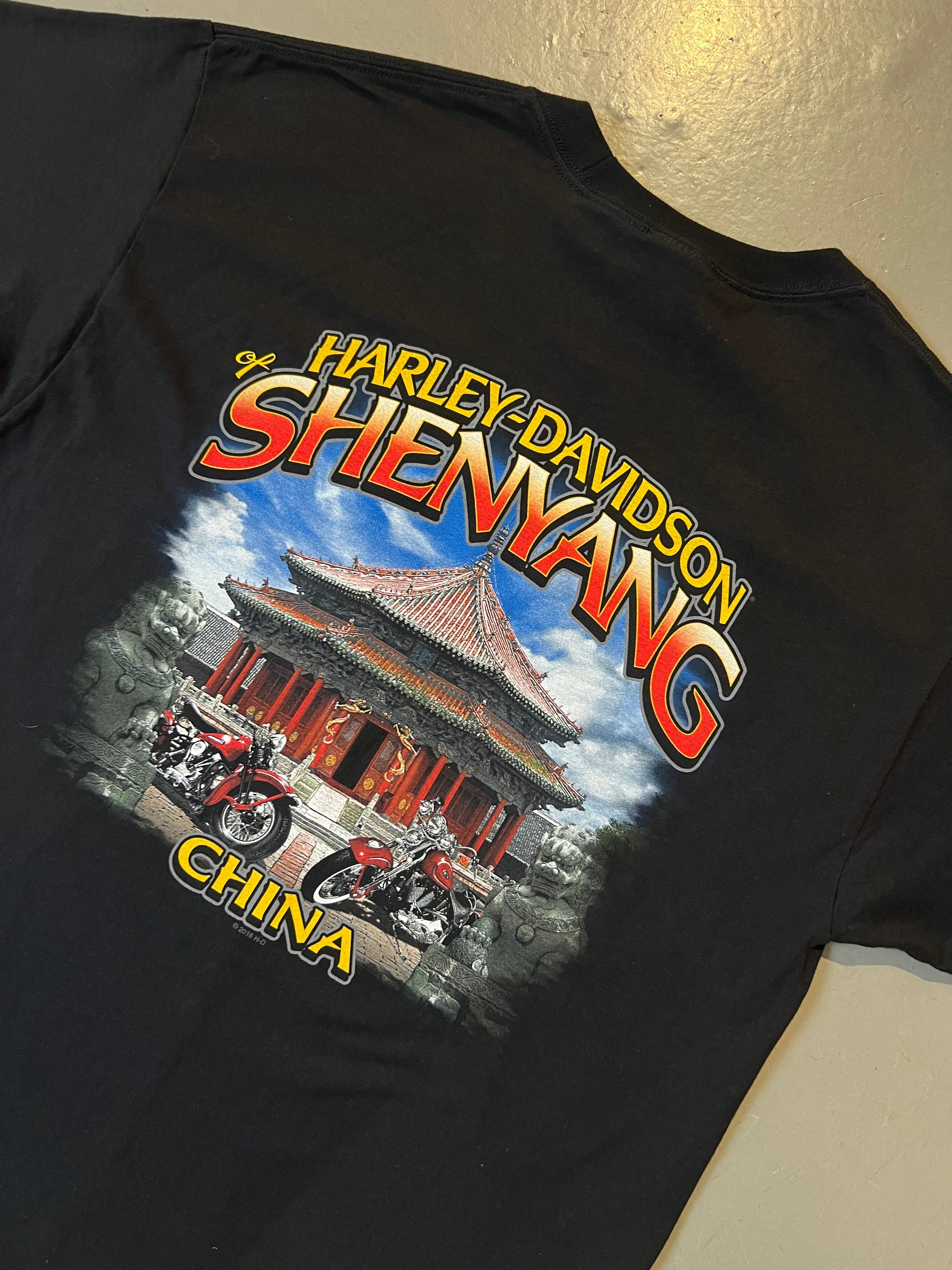 Vintage Harley Davidson Skull Tee L/XL