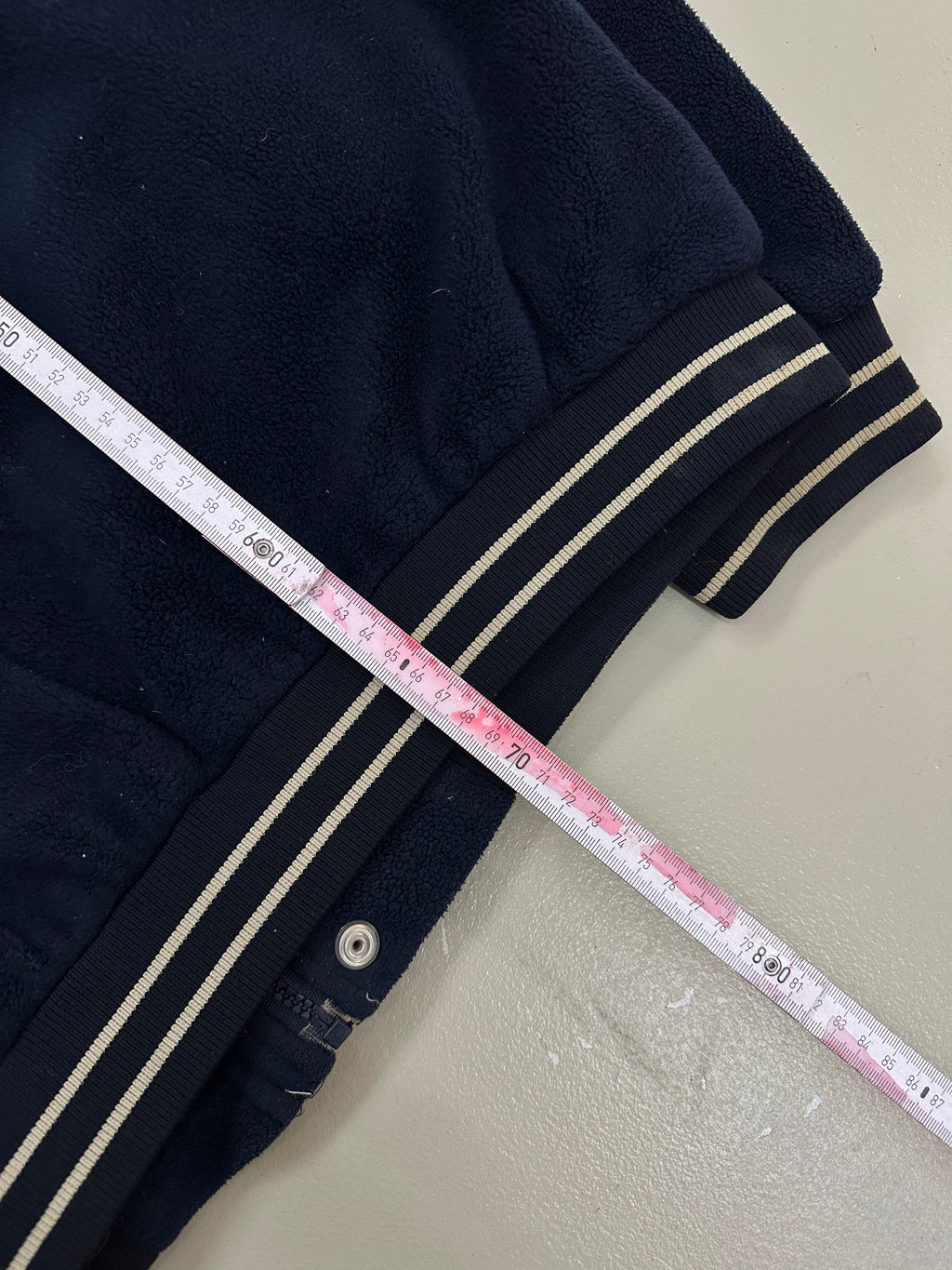 Vintage Champion Fleece Jacket für Herren. Y2K Second Hand 2000s Fashion 