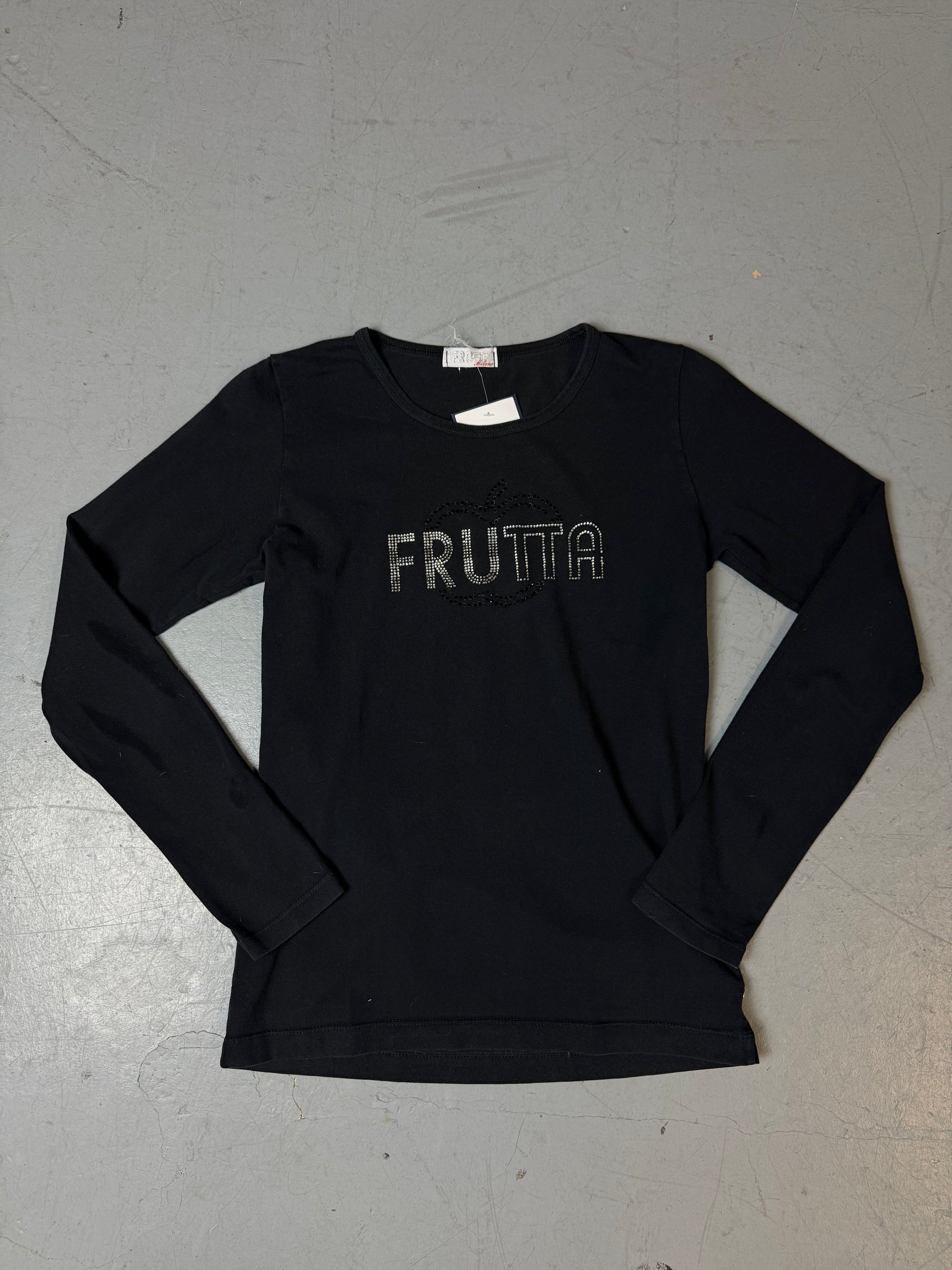 Vintage Frutta Rhinestone Longsleeve S