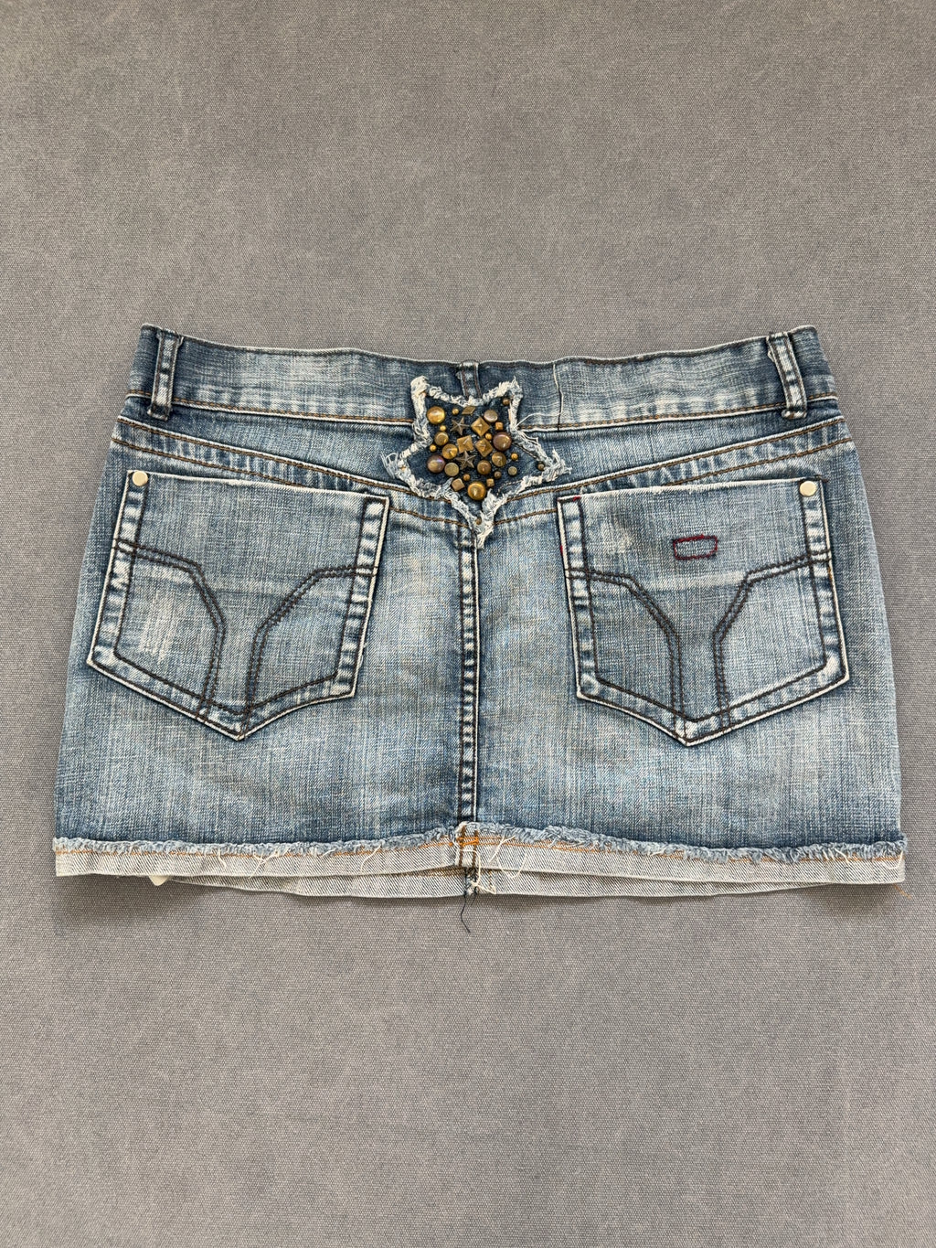 Vintage Denim Mini Rock (L)
