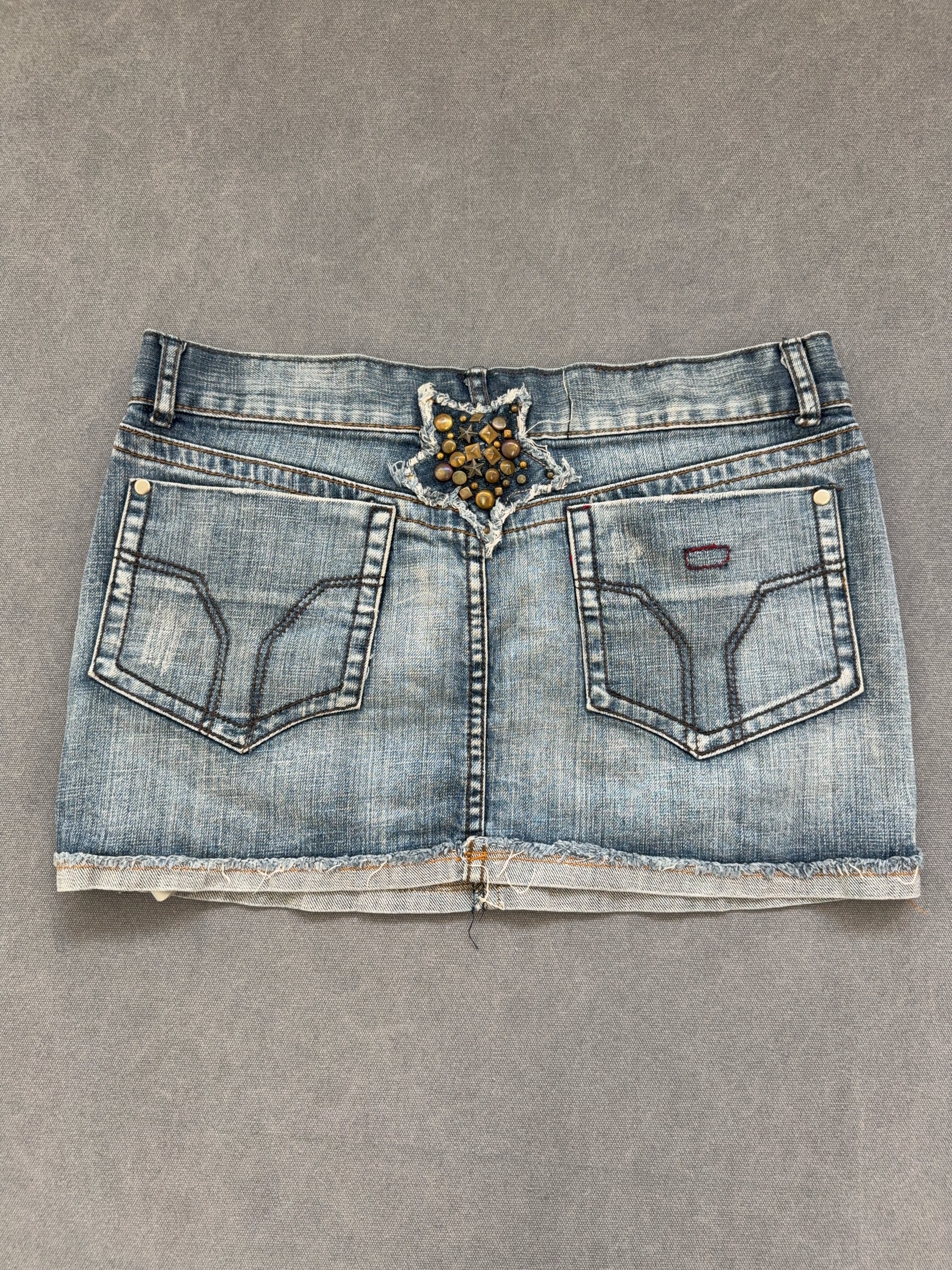 Vintage Denim Mini Rock (L)