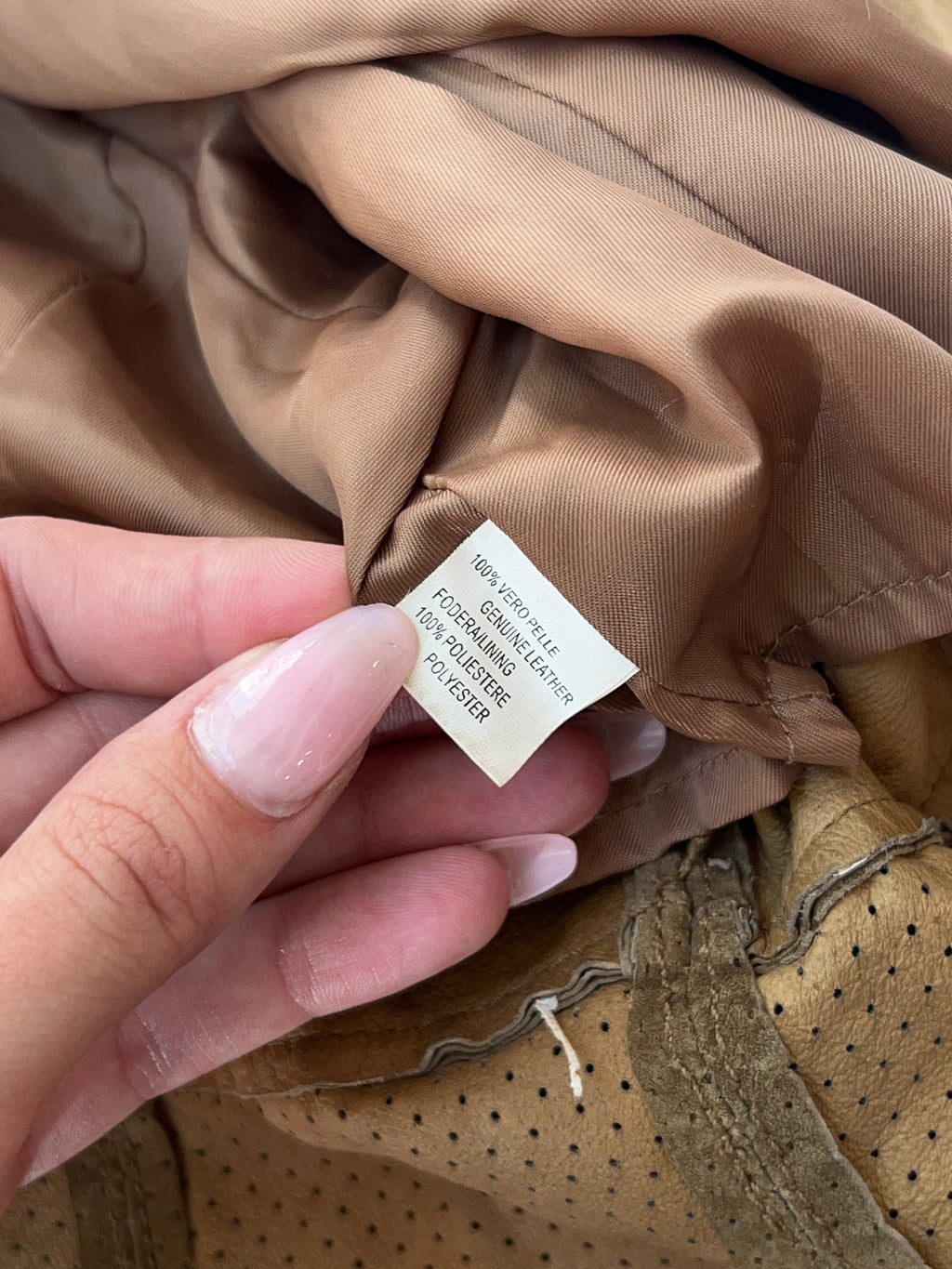 Vintage Luisa Spagnoli Leder Jacke (M)