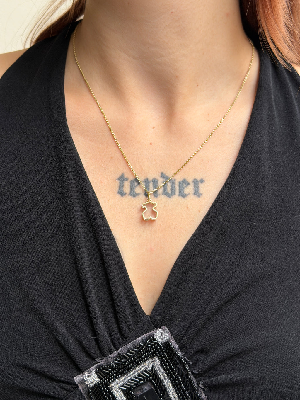 Original TOUS Bärenkette aus vergoldetem 925 Sterlingsilber
