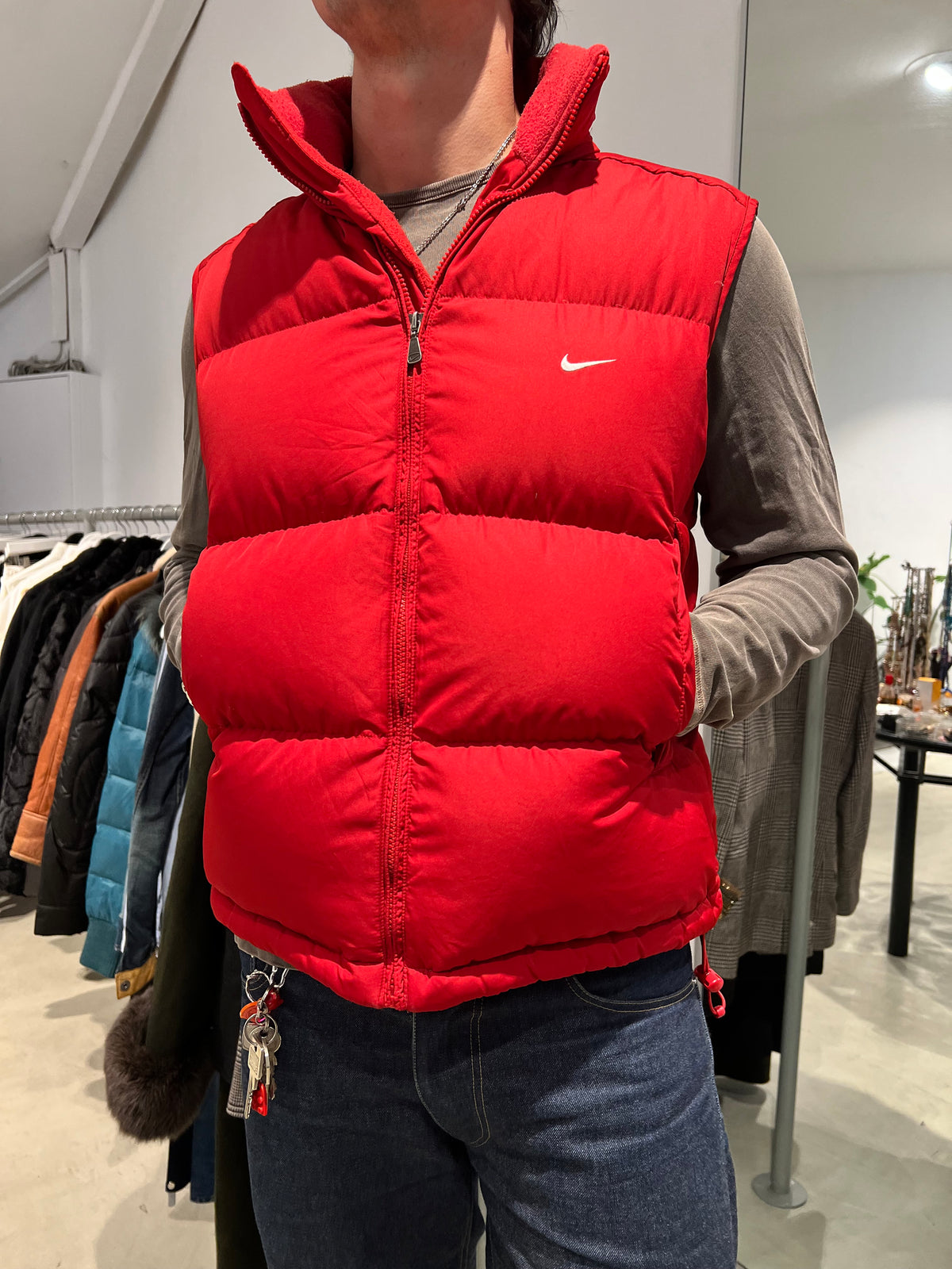 Vintage Nike Puffer Vest (M)