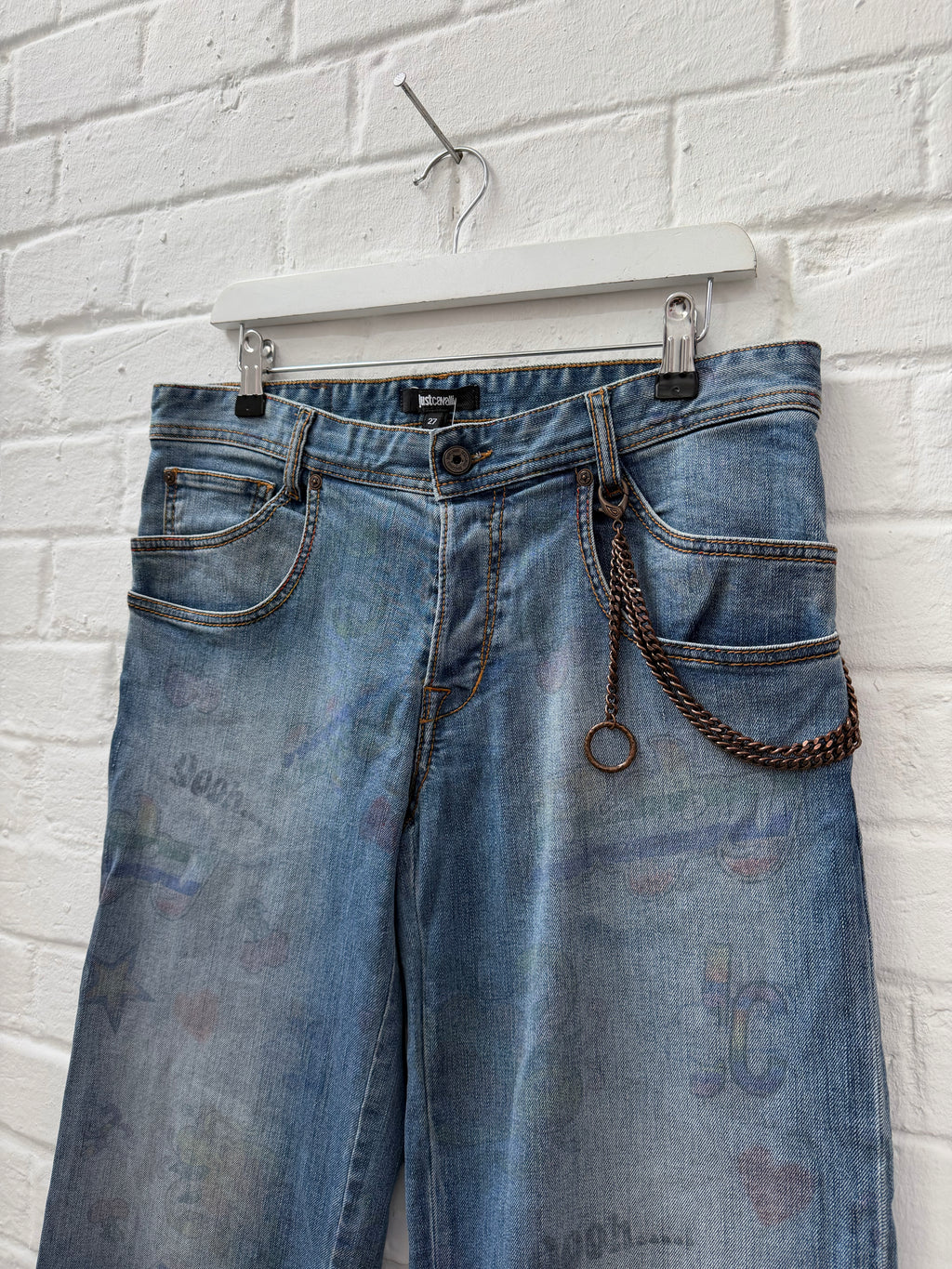 Vintage Just Cavalli 3/4 Jeans (M)