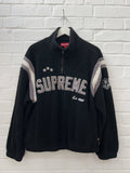 Supreme Arc Half Zip Fleece Sweater black (L) Schwarzer Fleece Pullover von Supreme Unisex 