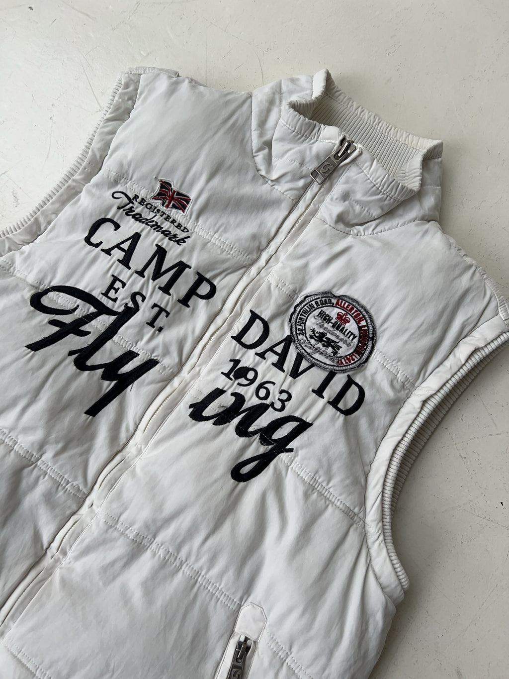 Vintage Camp David Puffer Vest (M)