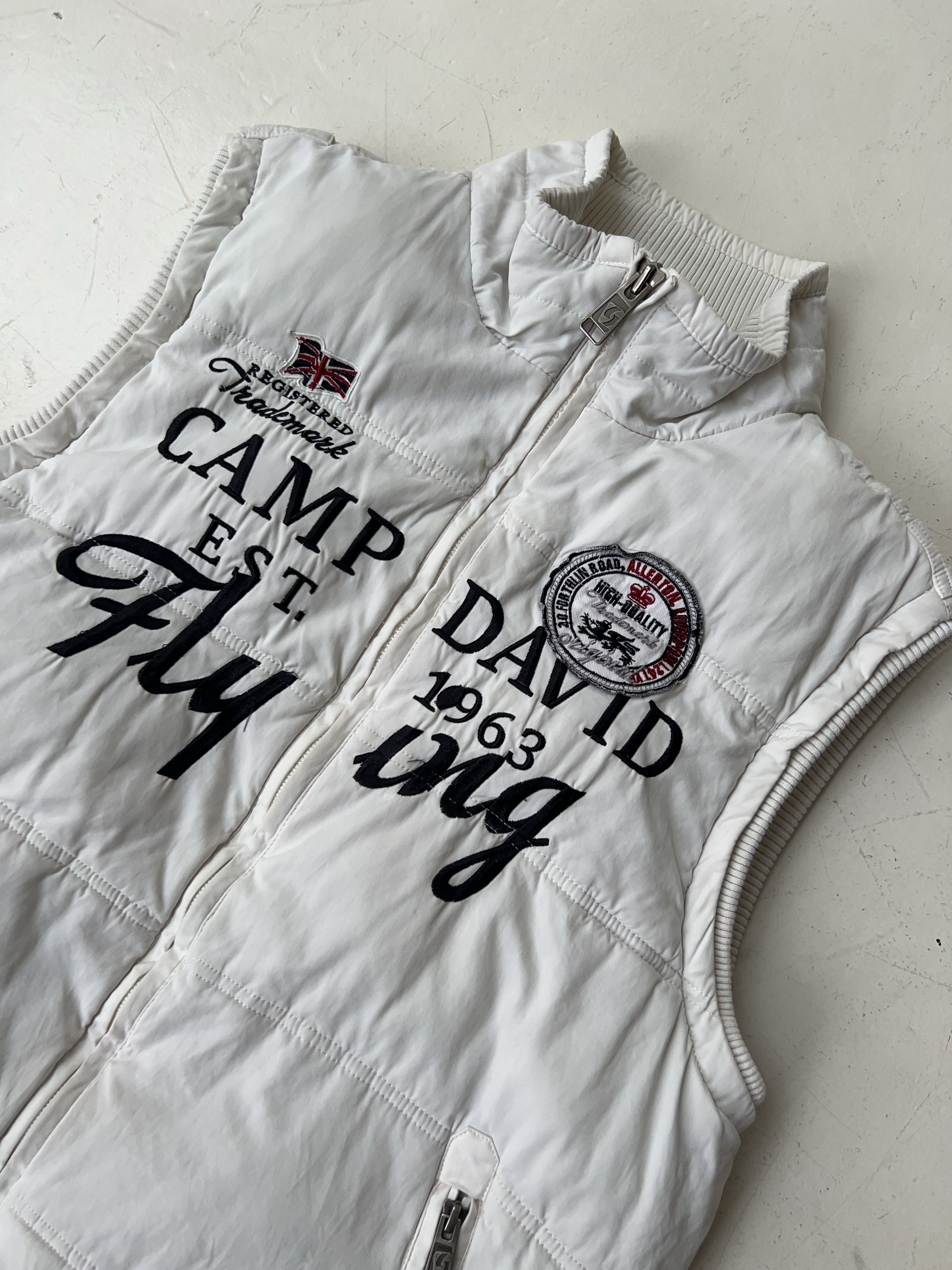 Vintage Camp David Puffer Vest (M)