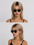 Bottega Veneta Beige/Transparent Sunglasses