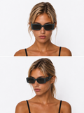 Gucci Grey Rectangle Sunglasses