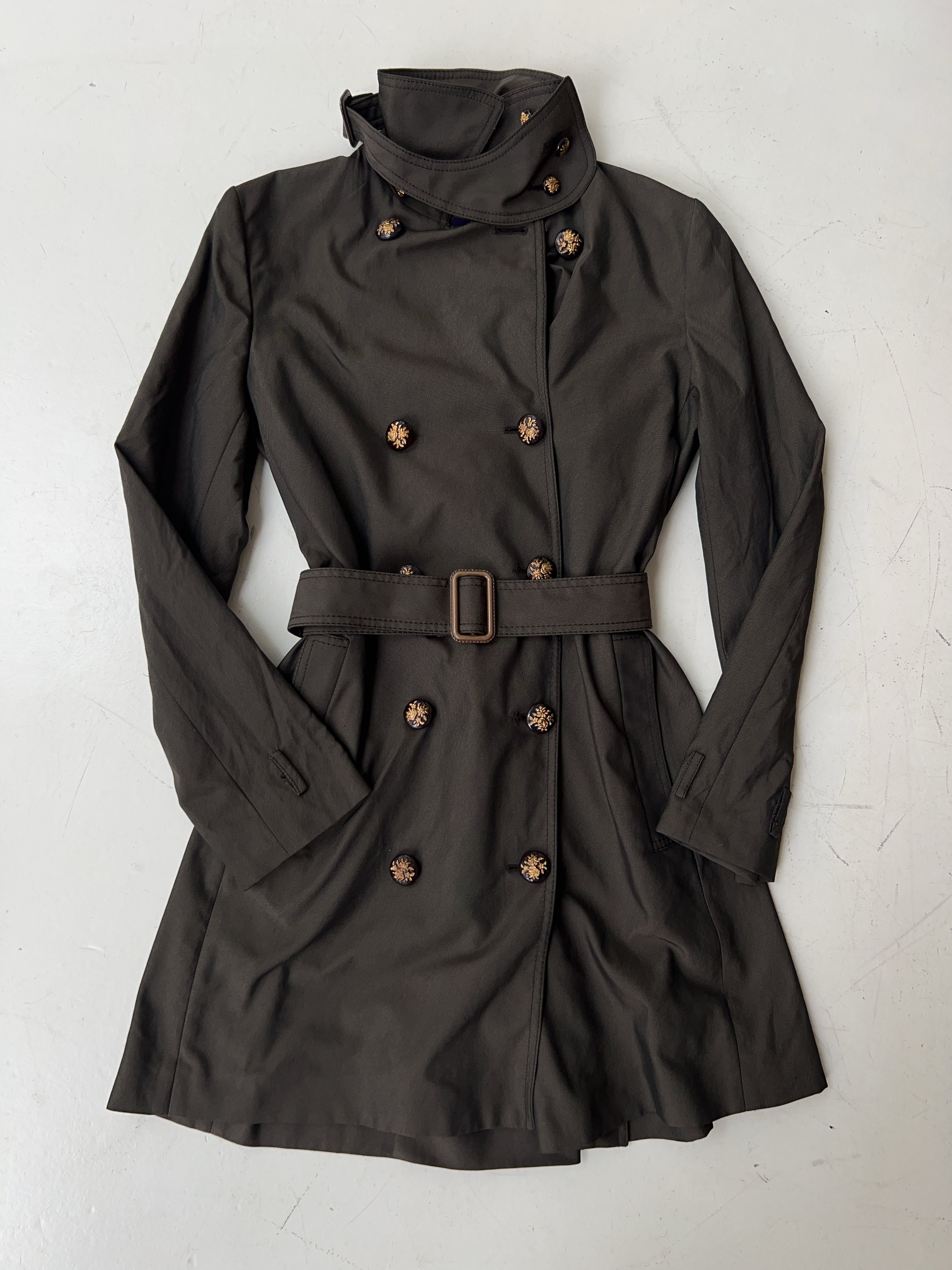 Vintage Stella Mccartney Brown Trench Coat (M)