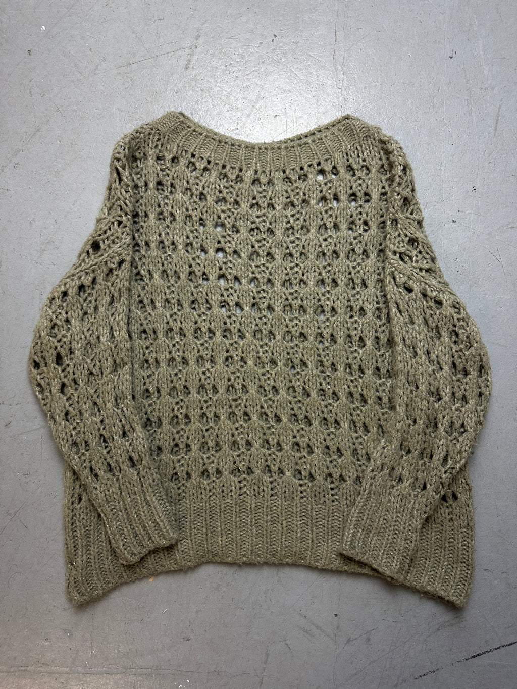 Produktbild von Vintage Green Knit Sweater S/M von vorne