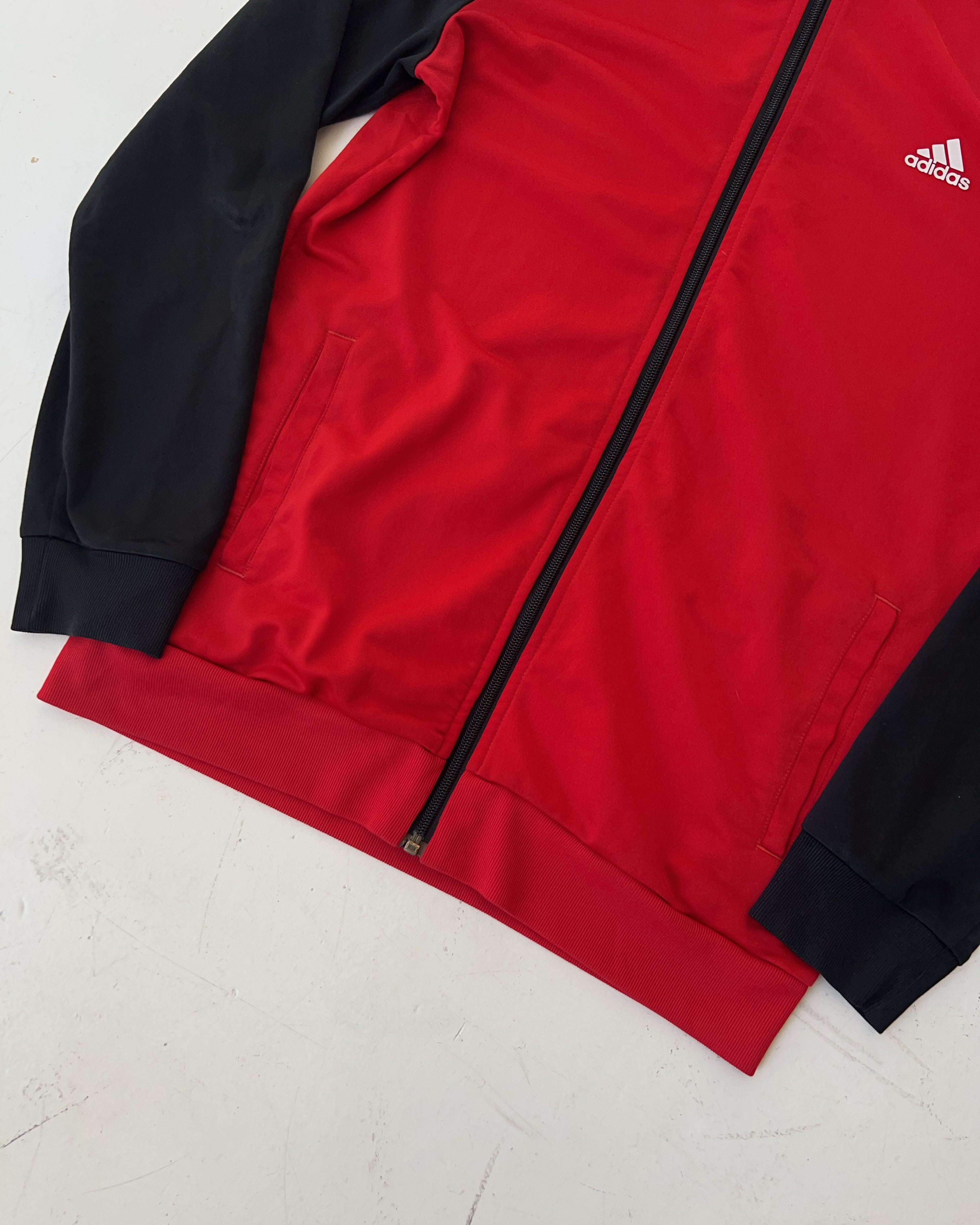 Vintage Adidas Rote Jacke (M)