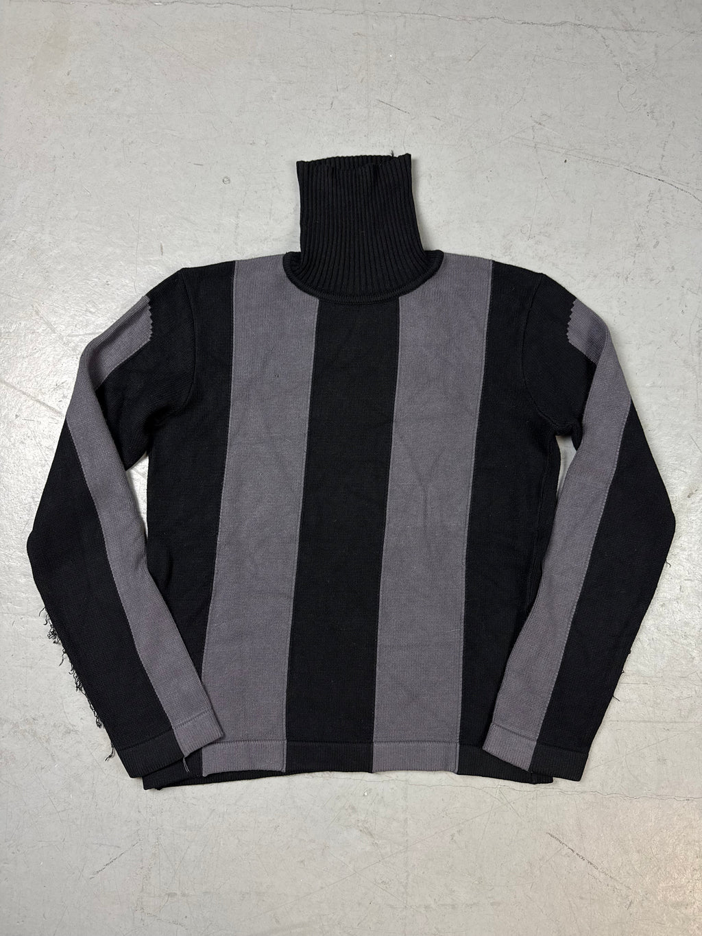 Vintage Dirk Bikkembergs Striped Turtleneck Sweater M