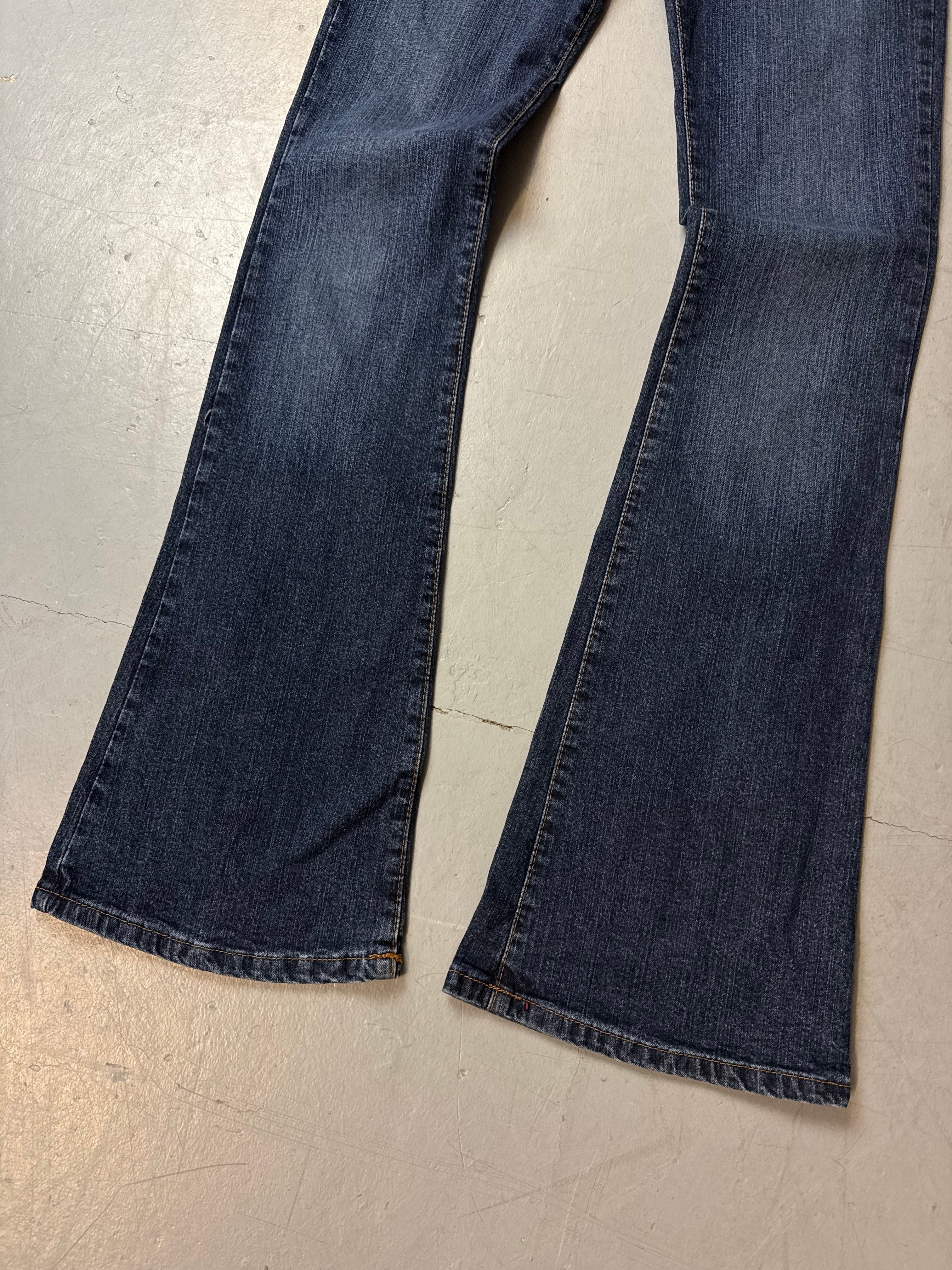 Vintage Miss Sixty Mid Waist Bootcut Jeans für Damen. Y2K Second Hand 2000s