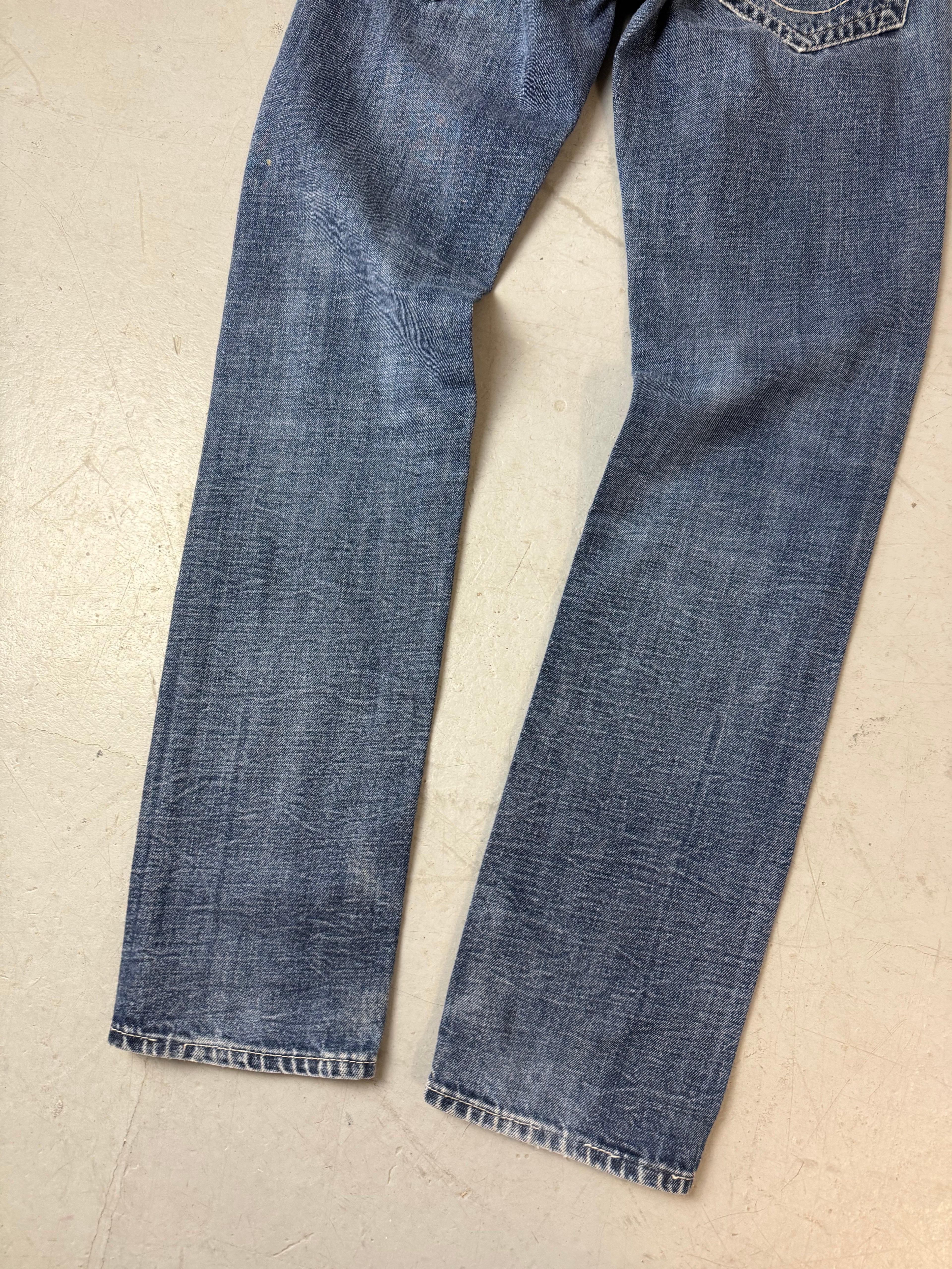 Vintage True Religion Skinny Jeans für Frauen. Y2K 2000s Fashion 