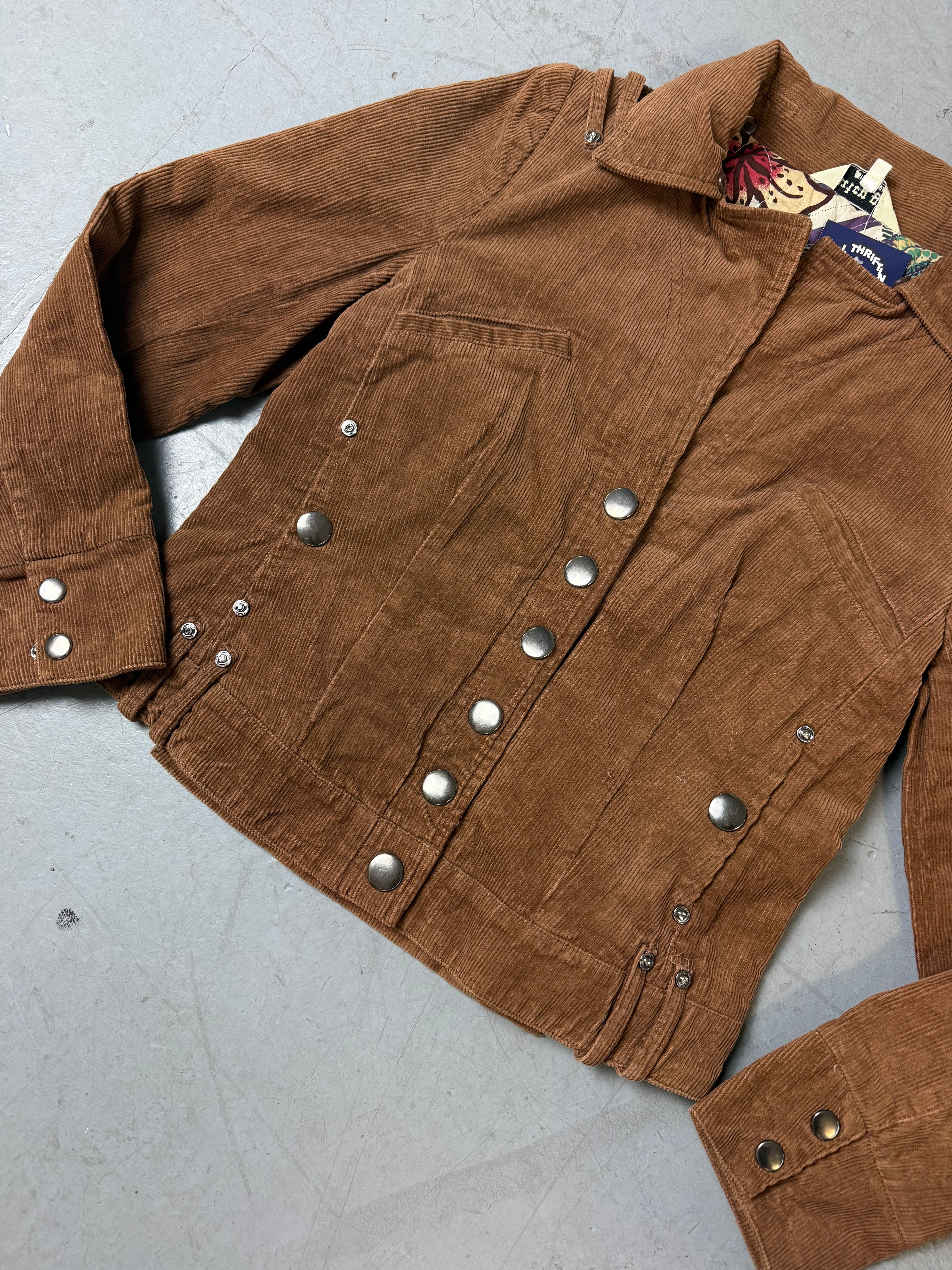Eine vintage braune Cord Jacke von juicy Girl y2k 