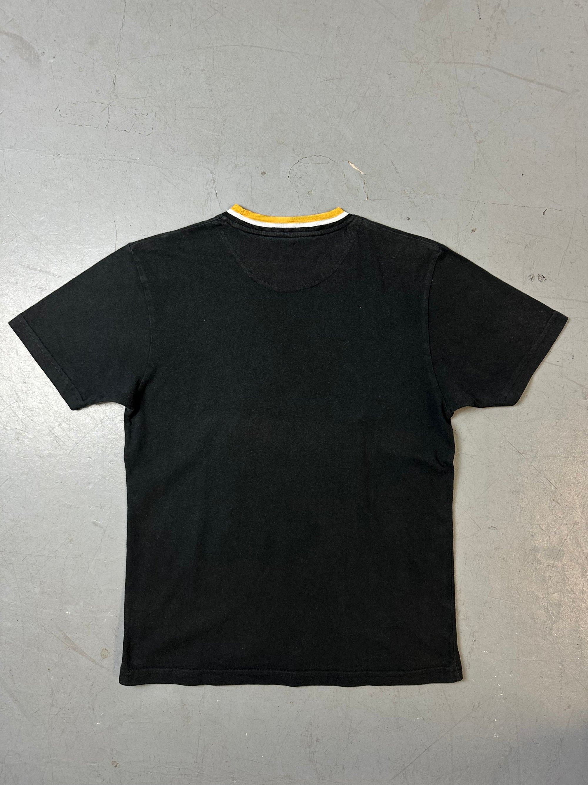 Vintage Fishbone Black and Yellow Skater Tee M
