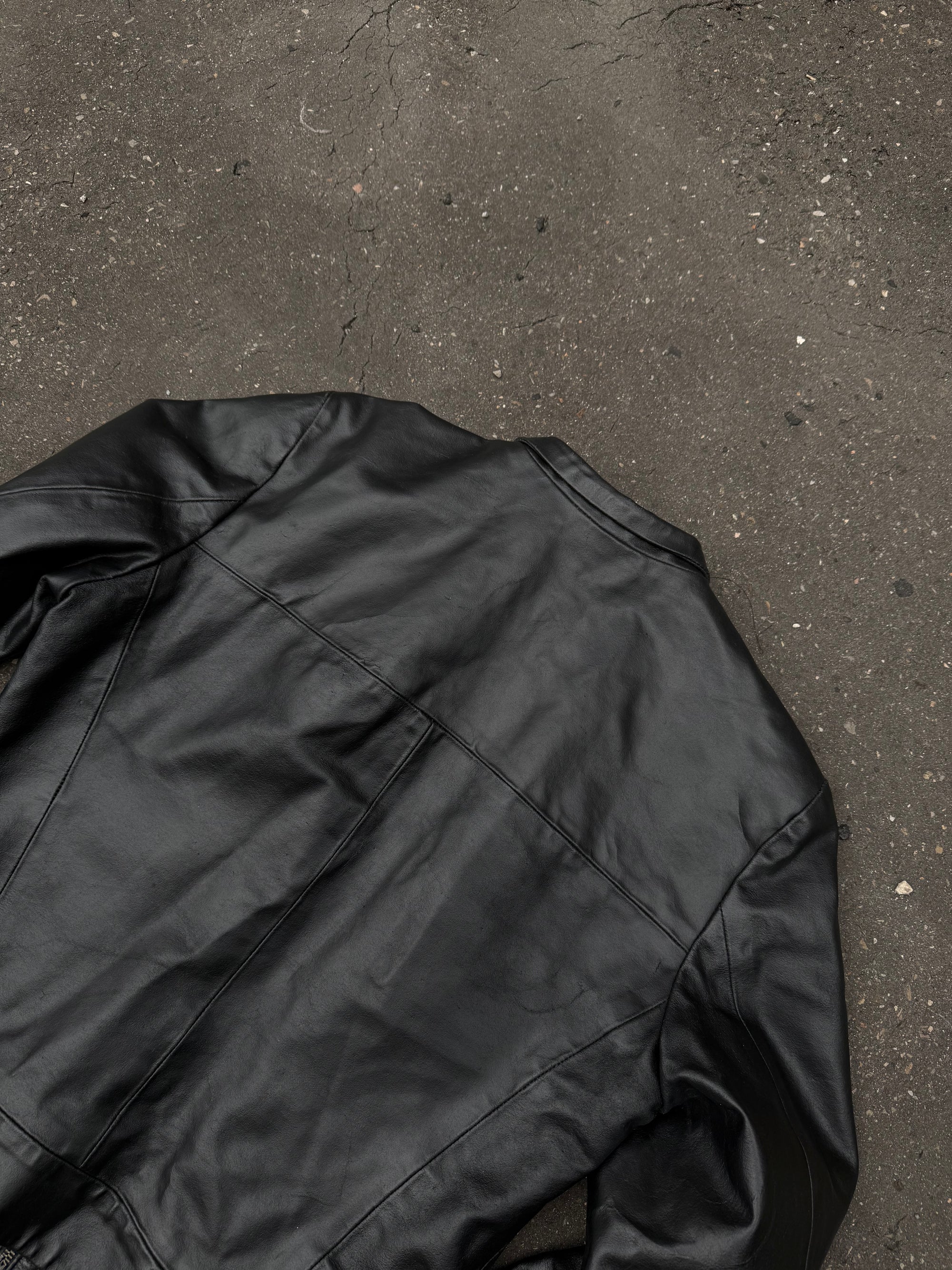 Vintage Kocca Black Leather Jacket S/M