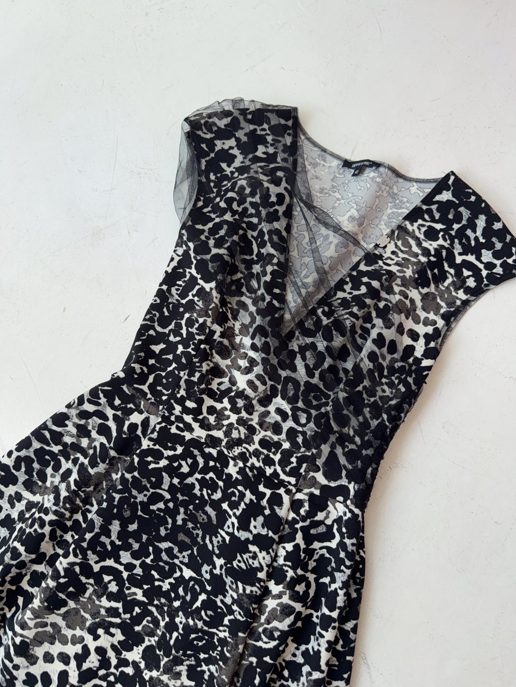 Vintage Denny Rose Leopard Dress (M)
