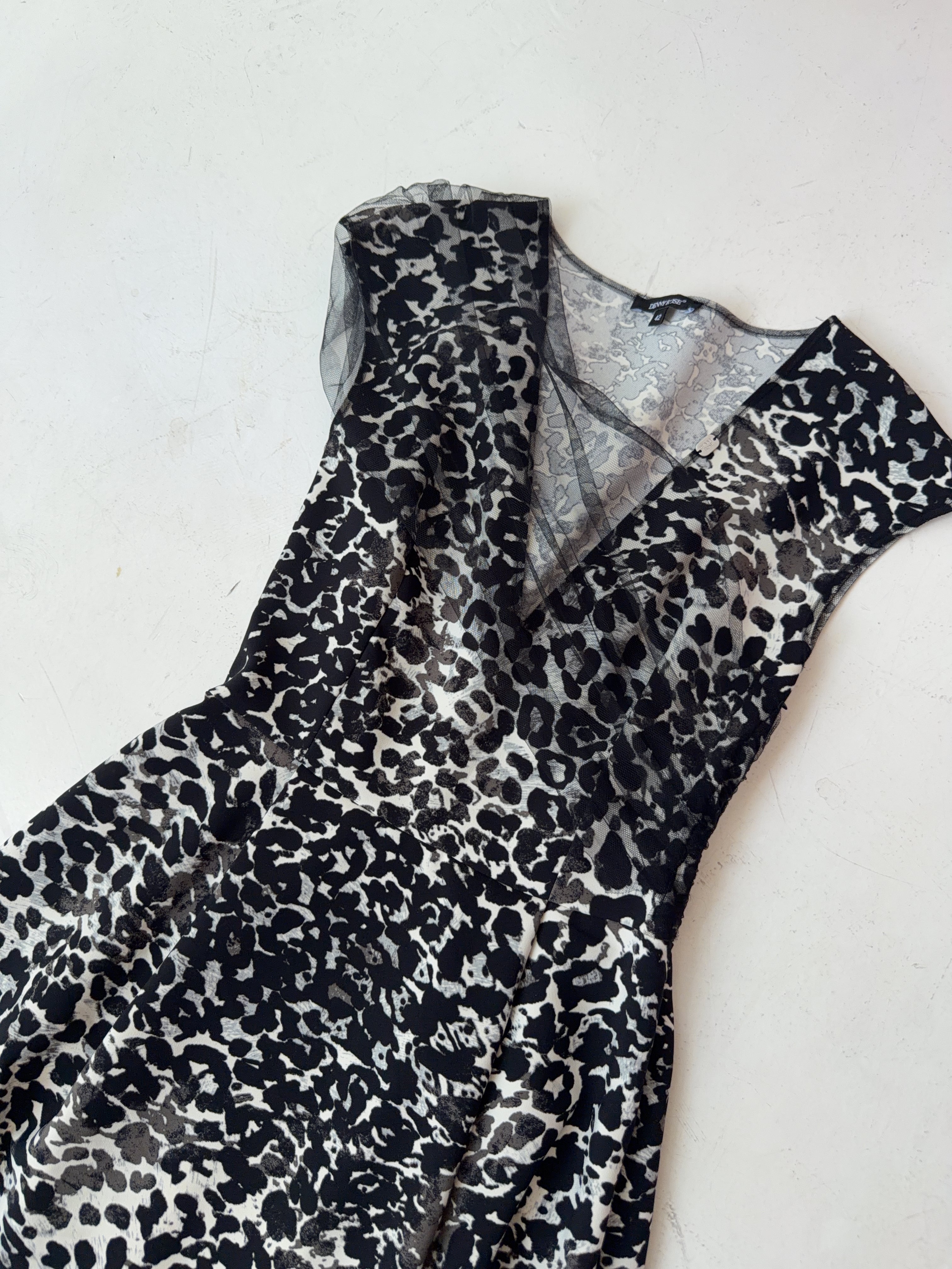 Vintage Denny Rose Leopard Dress (M)