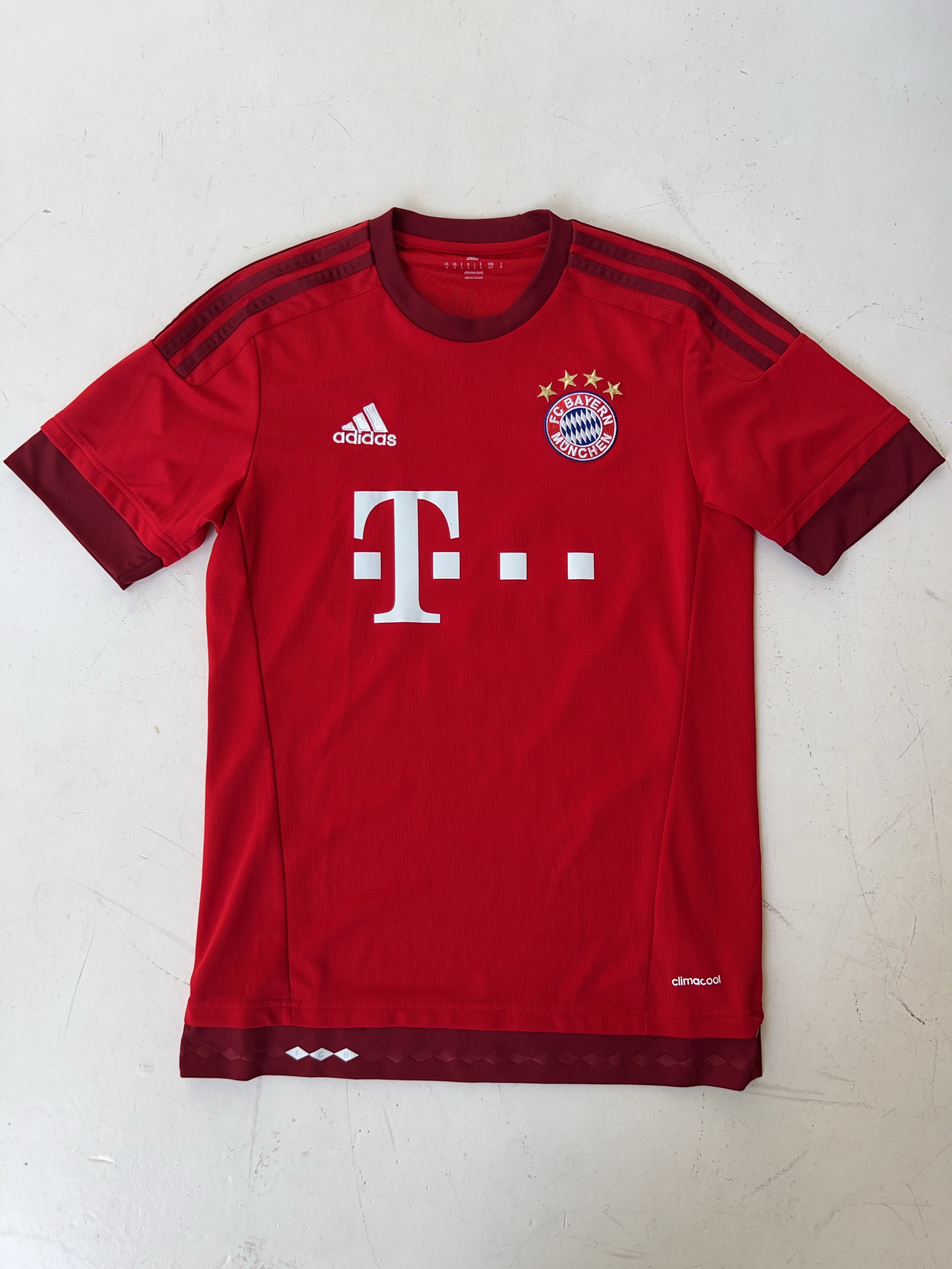 Vintage Adidas FC Bayern München 2015/16 Vidal Home Jersey (S)